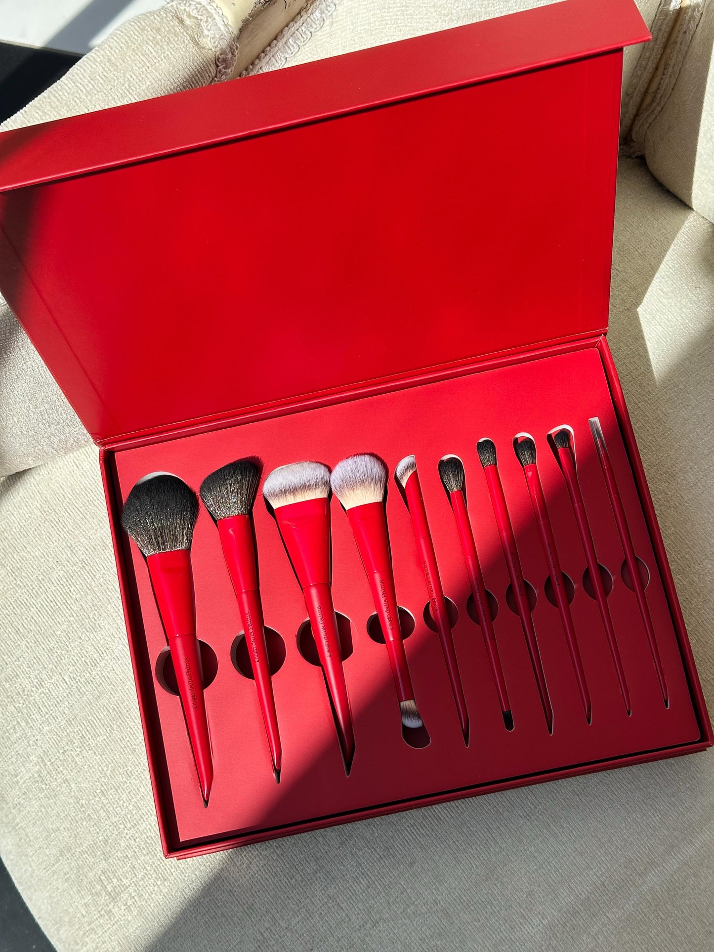 DIEGO DALLA PALMA Essential Pro Makeup Brushes 10 Professional Face And Eye Brushes Set