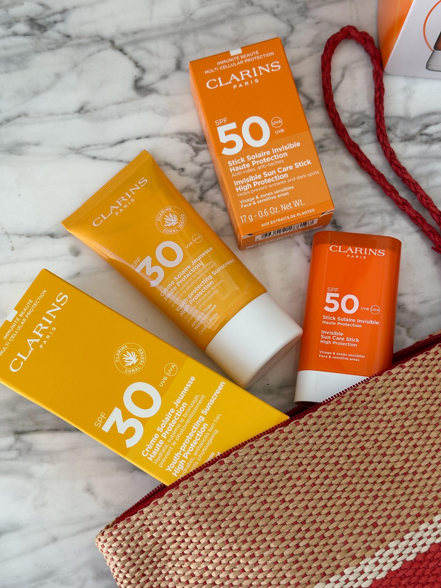 CLARINS Routine Anti-Age Solar Protection - Face & Body Set