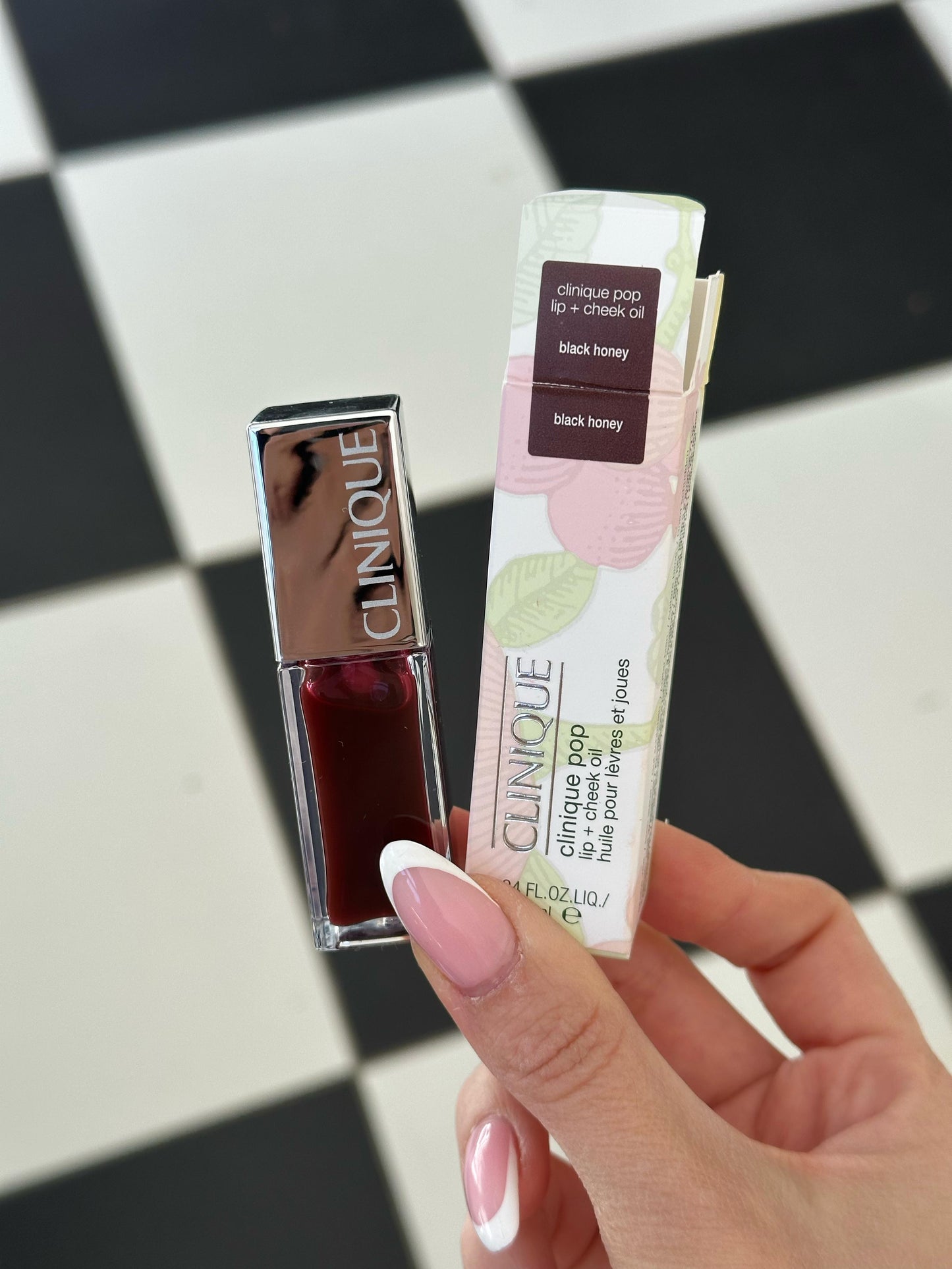 CLINIQUE Pop - Lip & Cheek Oil In Black Honey