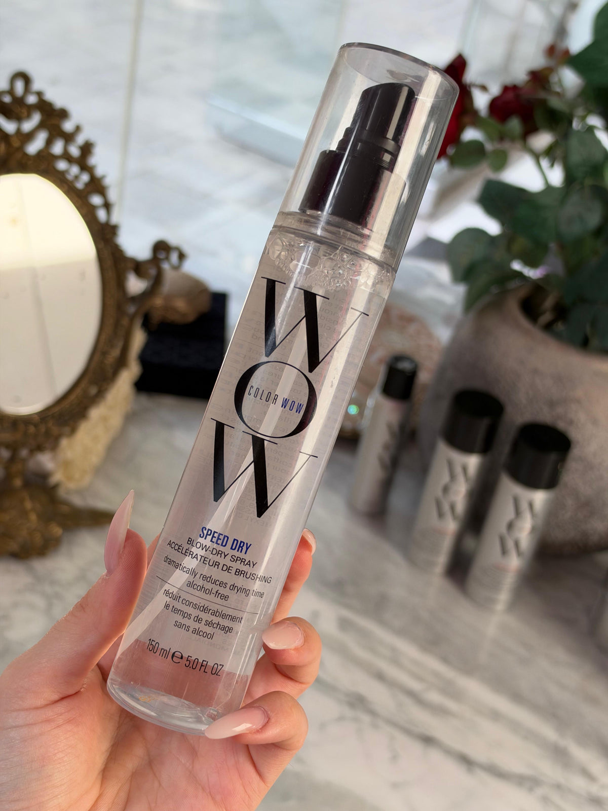 COLOR WOW Speed Dry Blow-Dry Clinically-Proven To Cut Blow-Dry Time By 30%; Alcohol-free