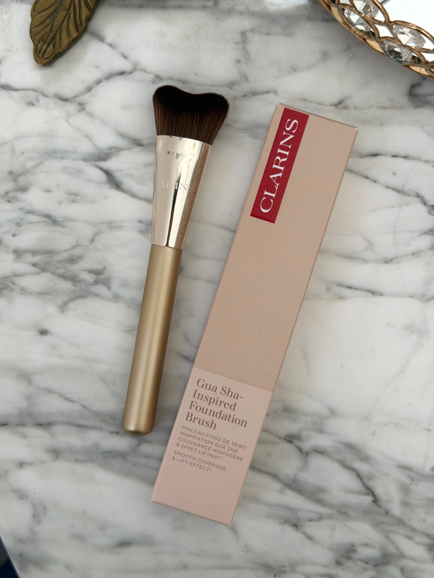 CLARINS Gua Sha-Inspired Foundation Brush