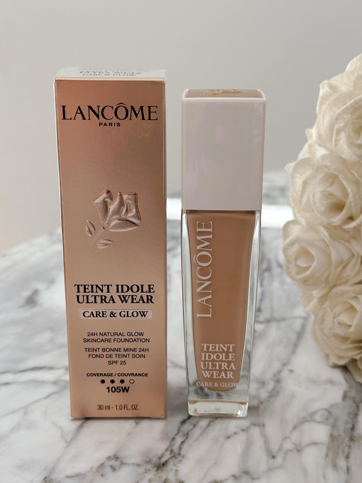 LANCÔME Teint Idôle Ultra Wear Care & Glow Serum Foundation SPF25