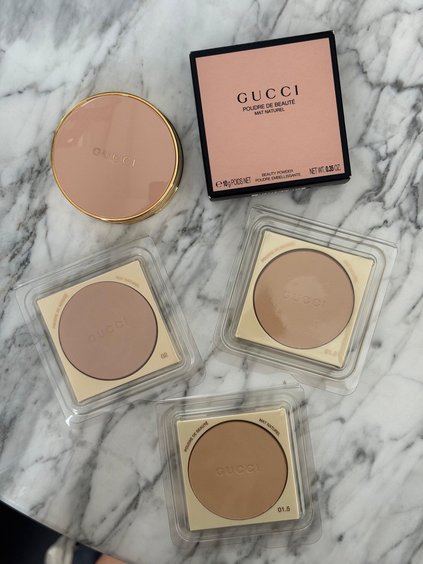 GUCCI Poudre De Beauté Mat Naturel - Face Powder (01.5)