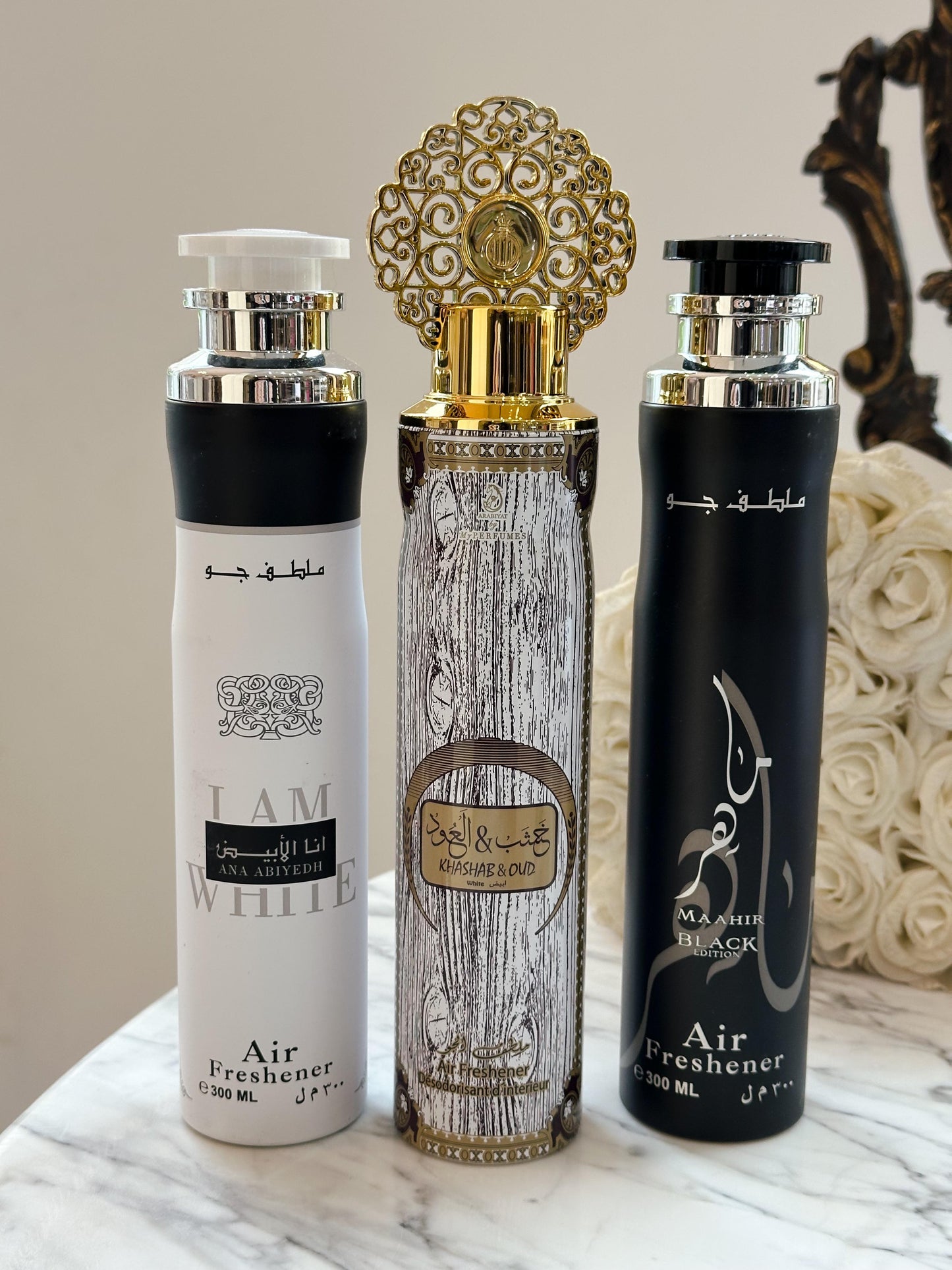 MY PERFUMES Khashab & Oud White Air Freshner 300ml