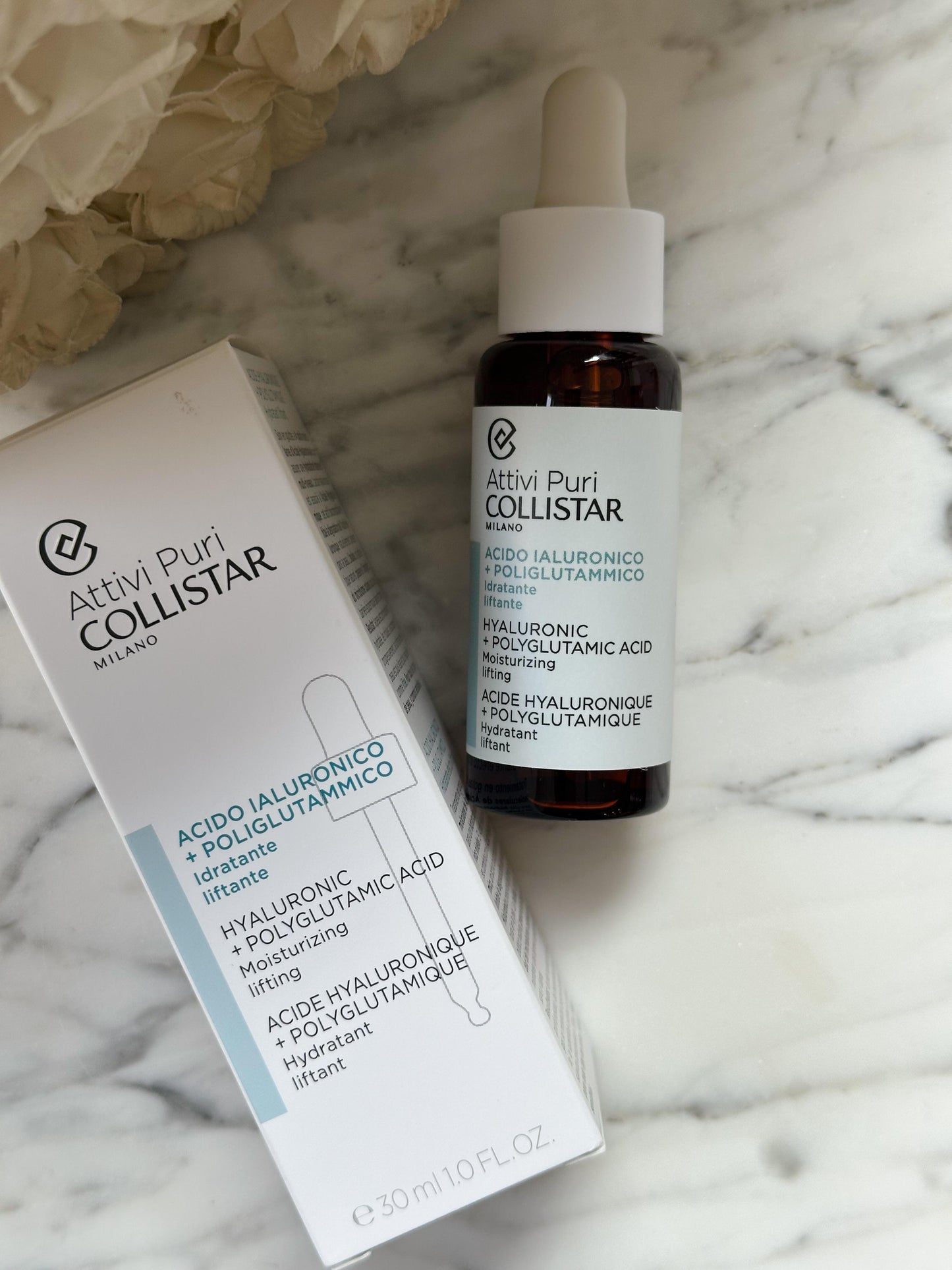 COLLISTAR
Attivi Puri Hyaluronic + Polyglutamic Acid
Moisturizing Lifting