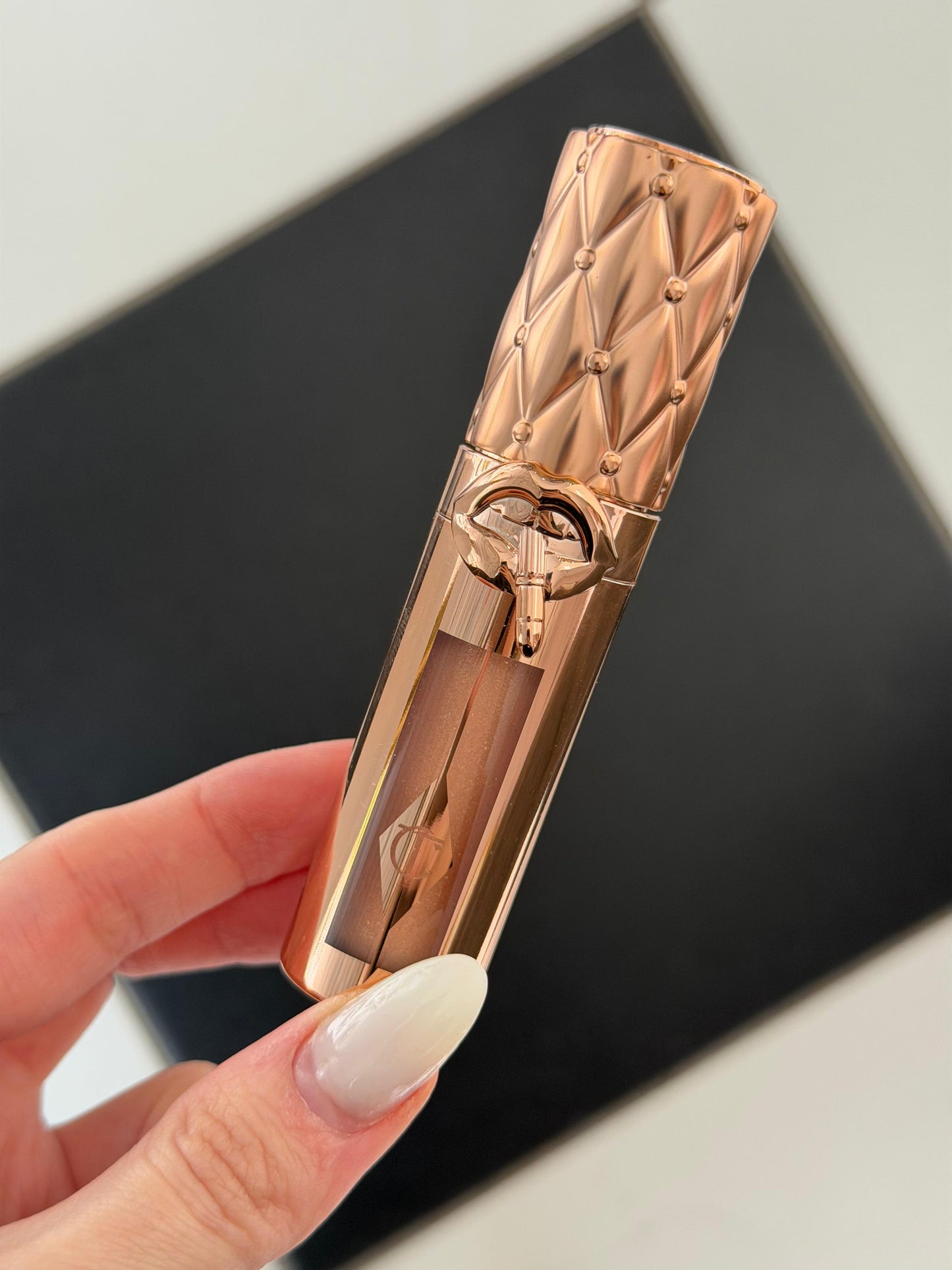 CHARLOTTE TILBURY Big Lip Plump Gasm Gloss Supersize + Maximise! - Nudegasm Diamonds
