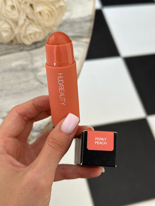 HUDA BEAUTY Cheeky Tint Blush Stick - Perky Peach