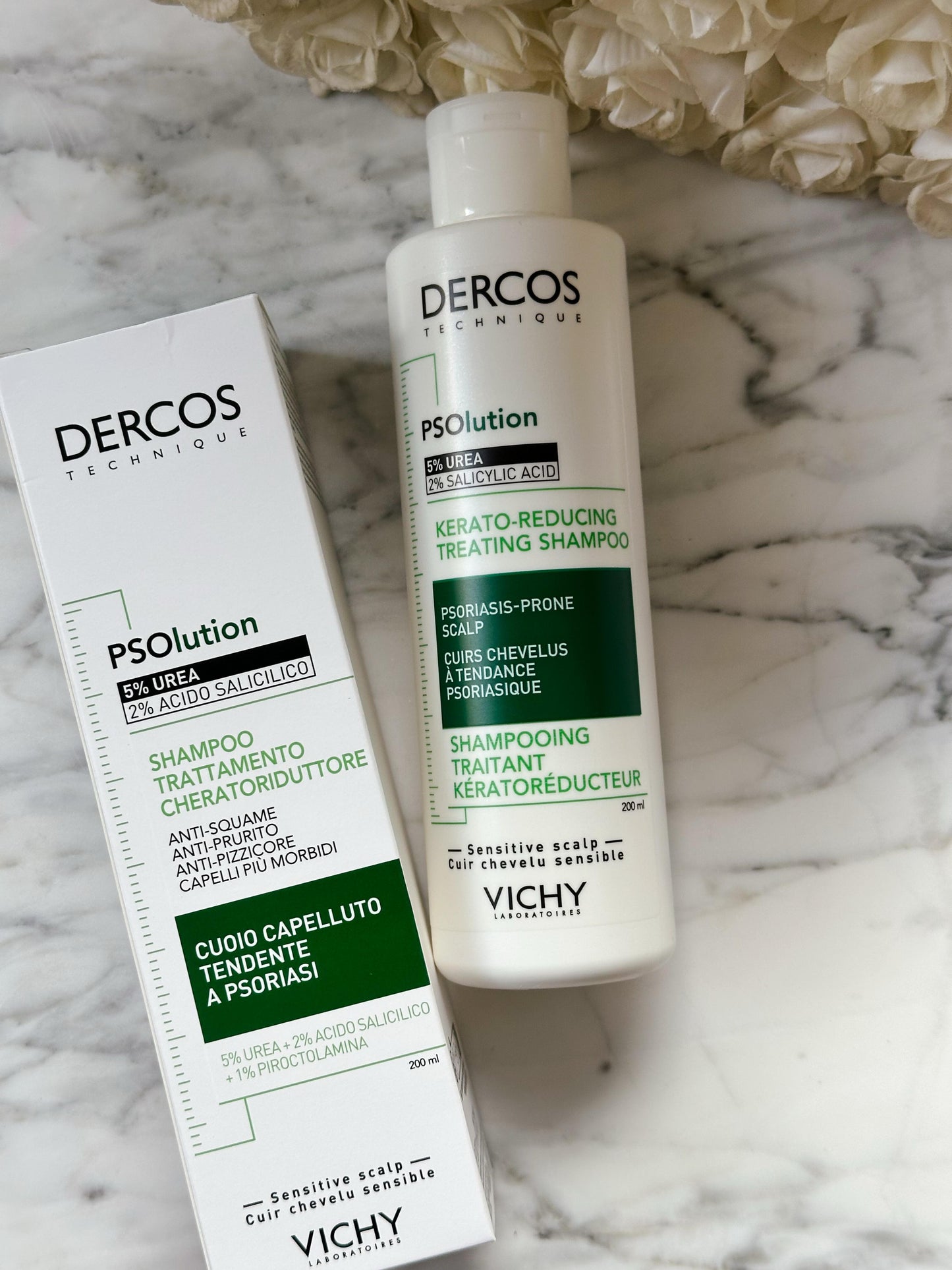 DERCOS PSOlution Kerato-Reducing Shampoo 200ml
Scalp With Tendency to Psoriasis