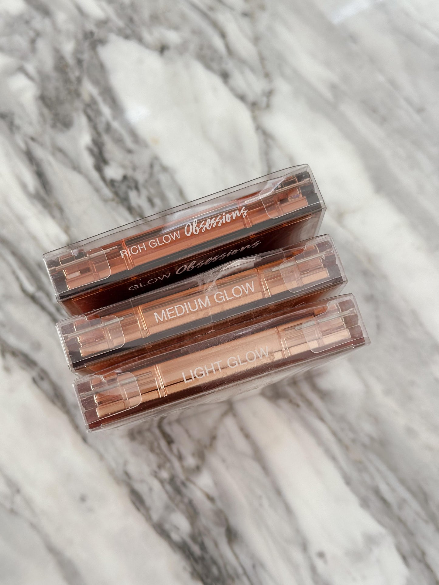 HUDA BEAUTY Mini Obsessions Highlighter Face Palette - Light Glow