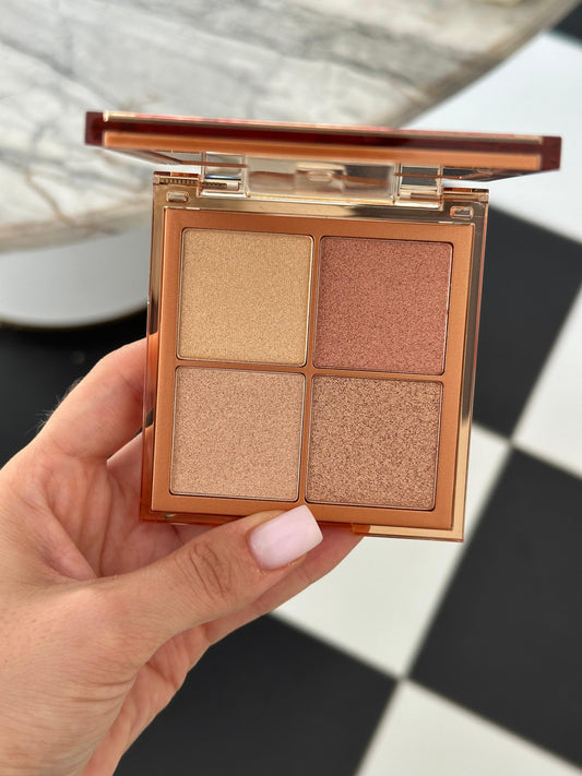 HUDA BEAUTY Mini Obsessions Highlighter Face Palette - Medium Glow