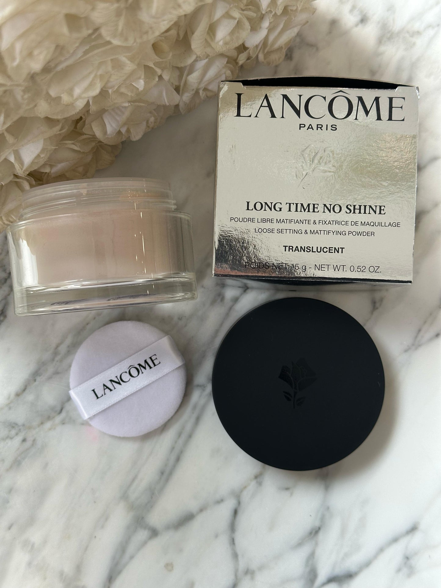 LANCÔME Long Time No Shine
Loose Setting & Mattifying Powder