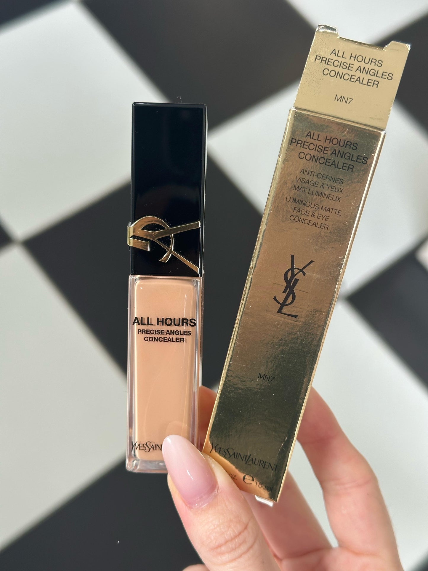 YSL All Hours Precise Angles Luminous Matte Face & Eye Longwear Concealer