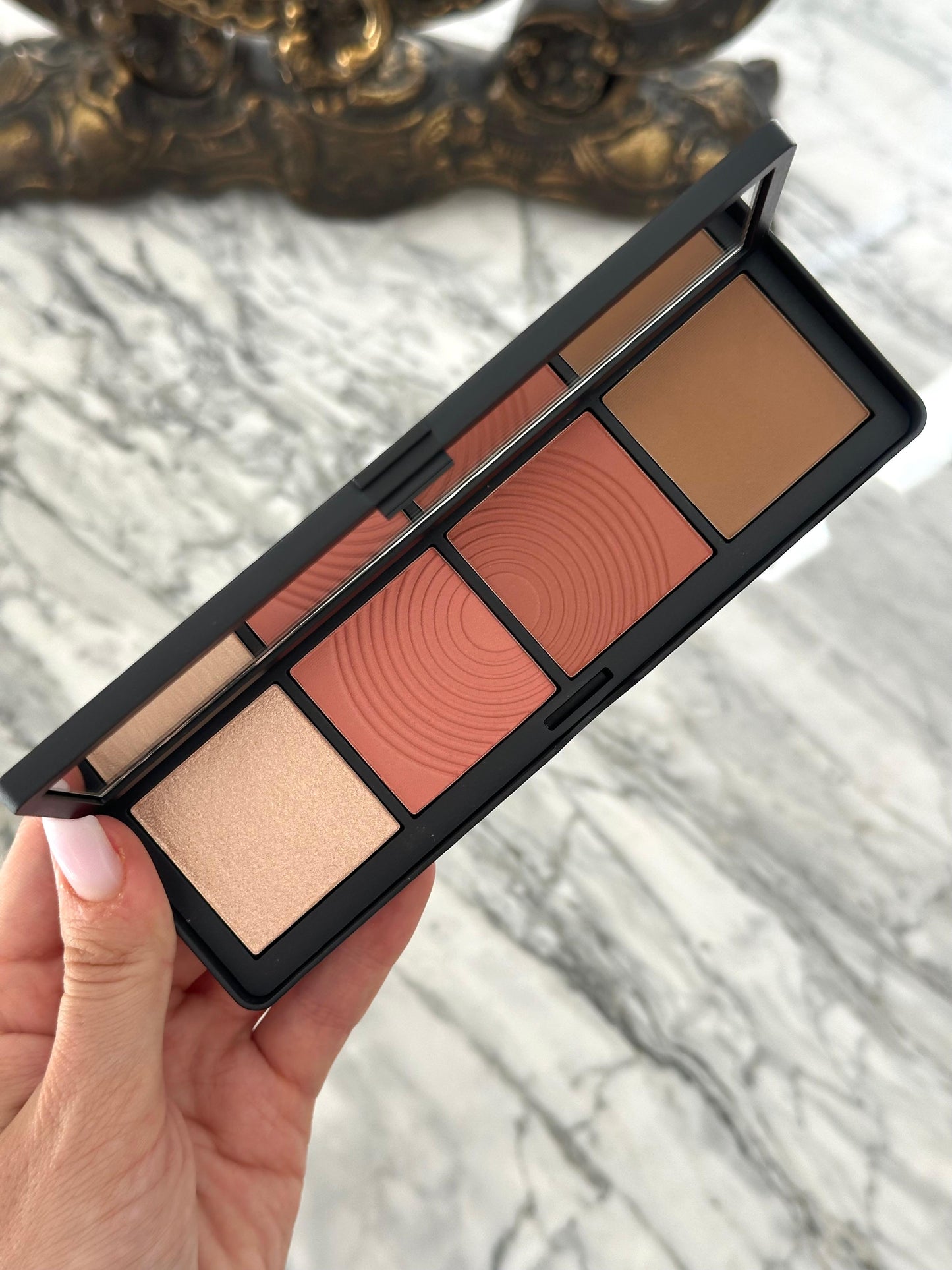 SMASHBOX Halo Sculpt + Glow Contour, Blush+ Highlighter Palette With Vitamin E