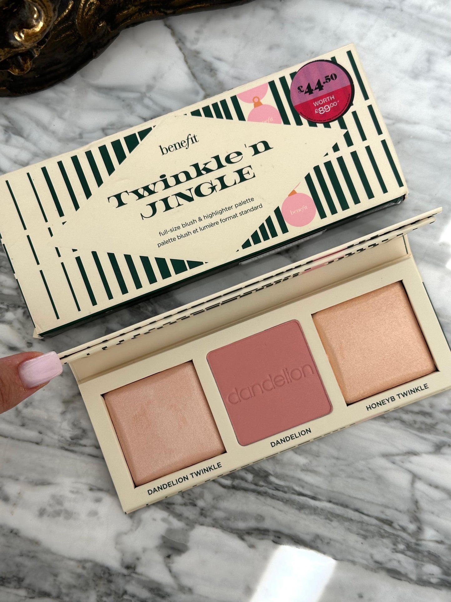 BENEFIT Twinkle 'N Jingle
Full-Size Blush & Highlighter Palette