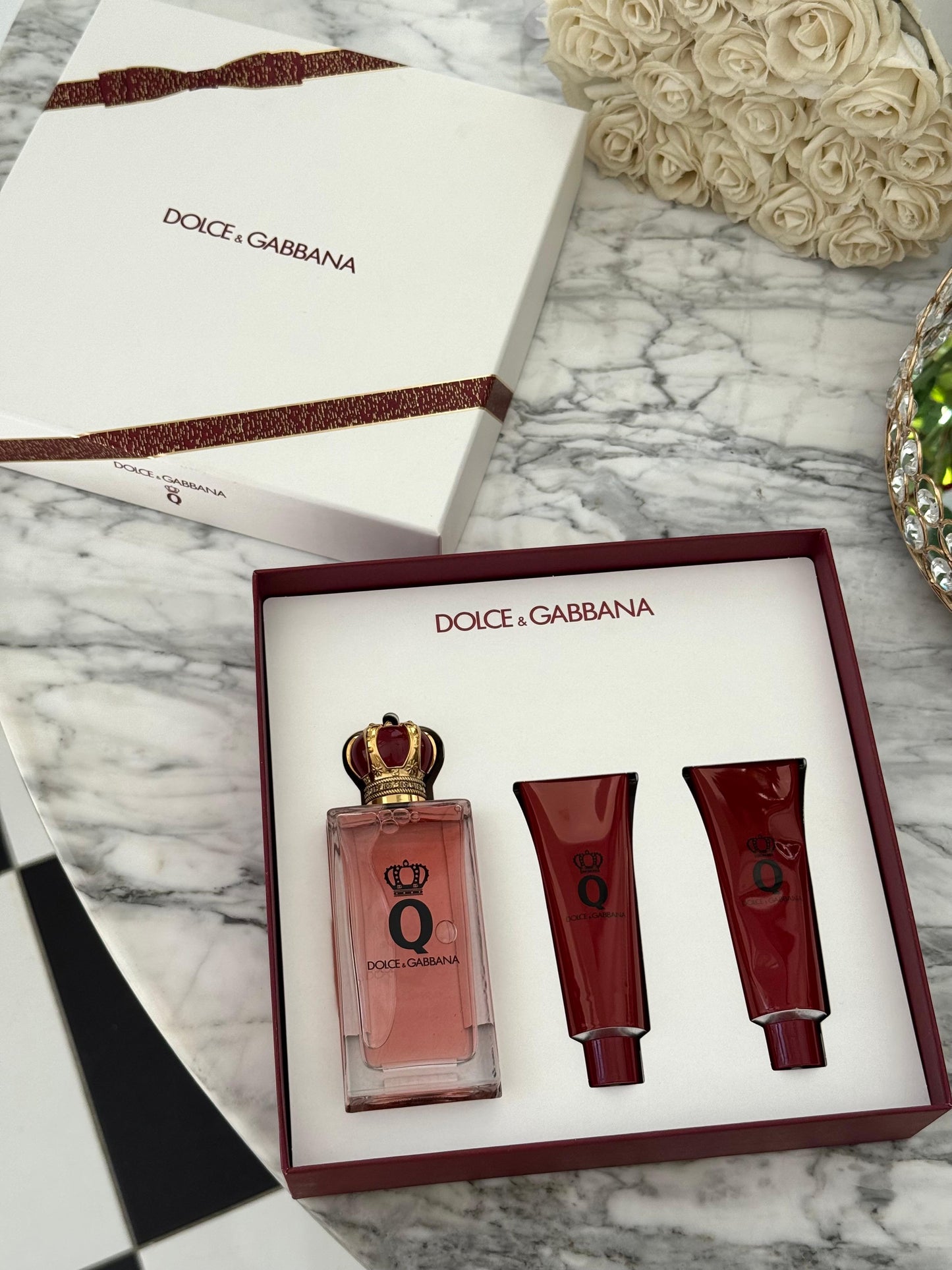 DOLCE&GABBANA Q Queen Eau De Parfum Trio Gift Set