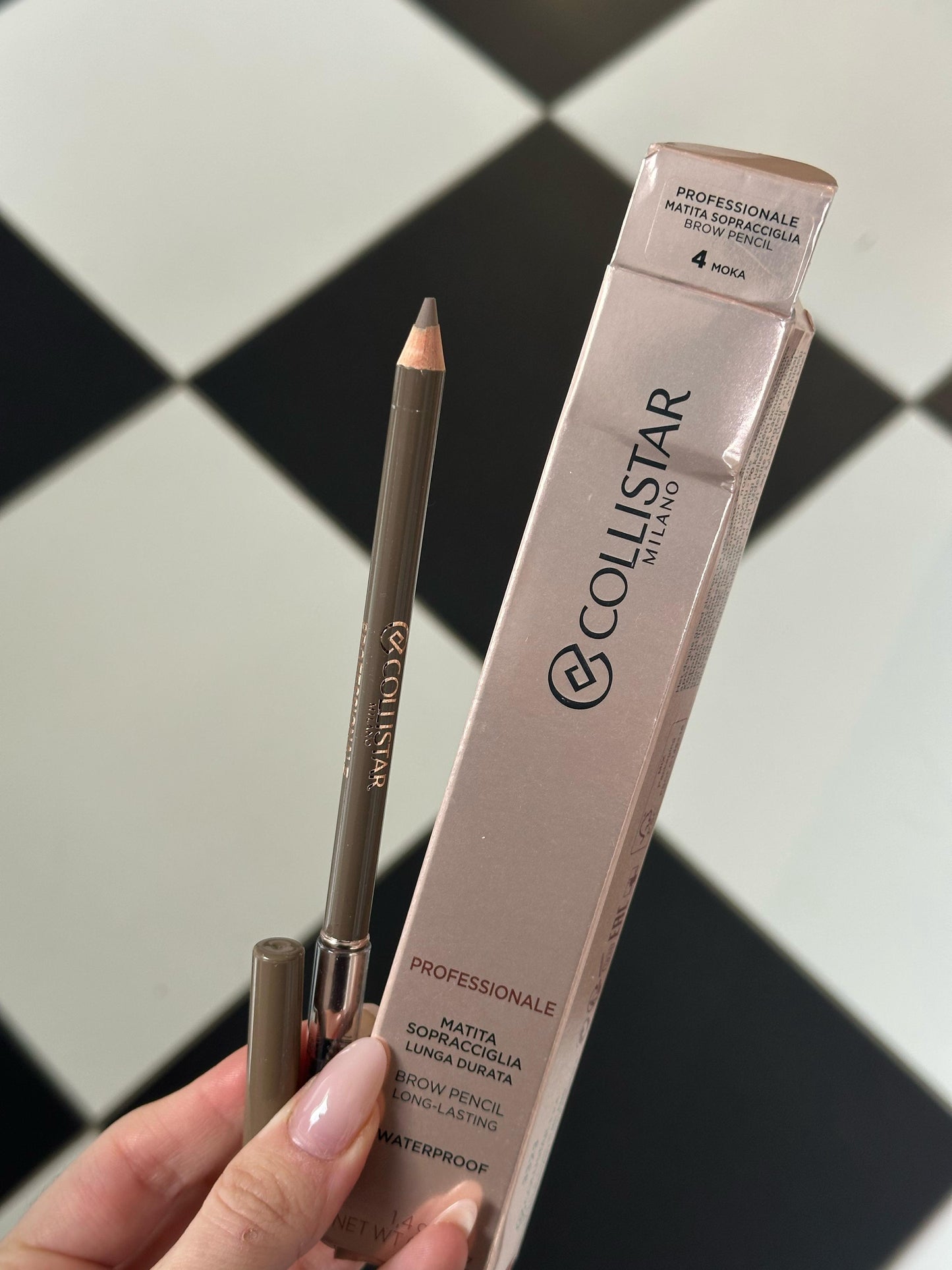 COLLISTAR Professionale Brow Pencil Waterproof, Long-Lasting - Moka