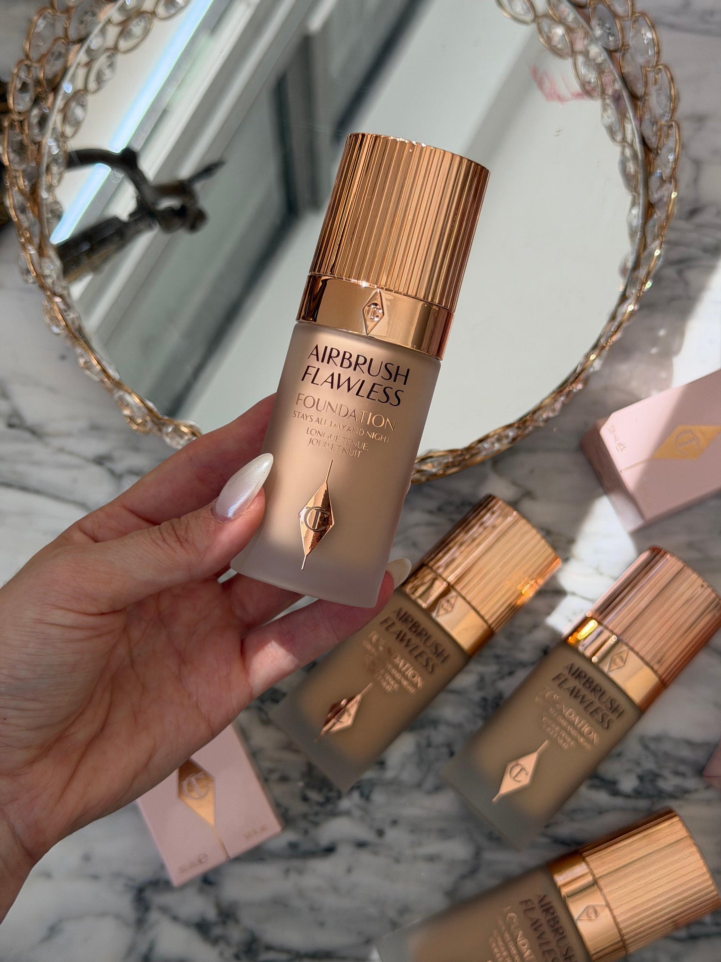 CHARLOTTE TILBURY Airbrush Flawless Foundation (5C) - Stays All Day And Night, Full Coverage