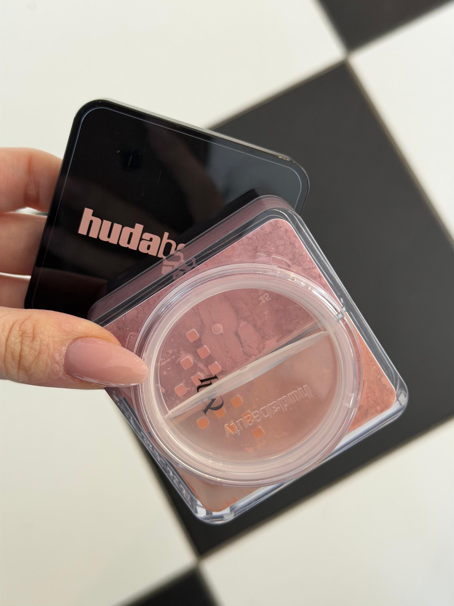 HUDA BEAUTY Easy Bake Duo Loose Baking & Setting Powder - Pink Pumpkin