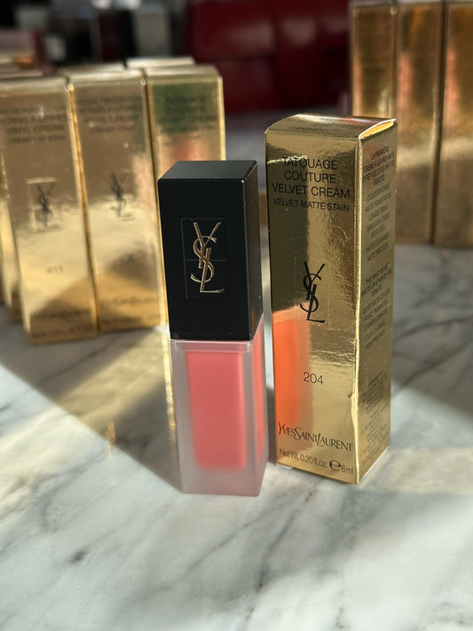 YSL Tatouage Couture Velvet Cream Liquid Lipstick (204)