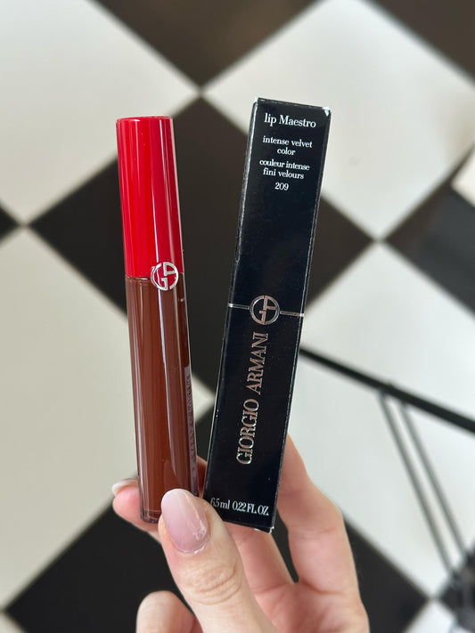 ARMANI Lip Maestro Velvet Liquid Lipstick (209)