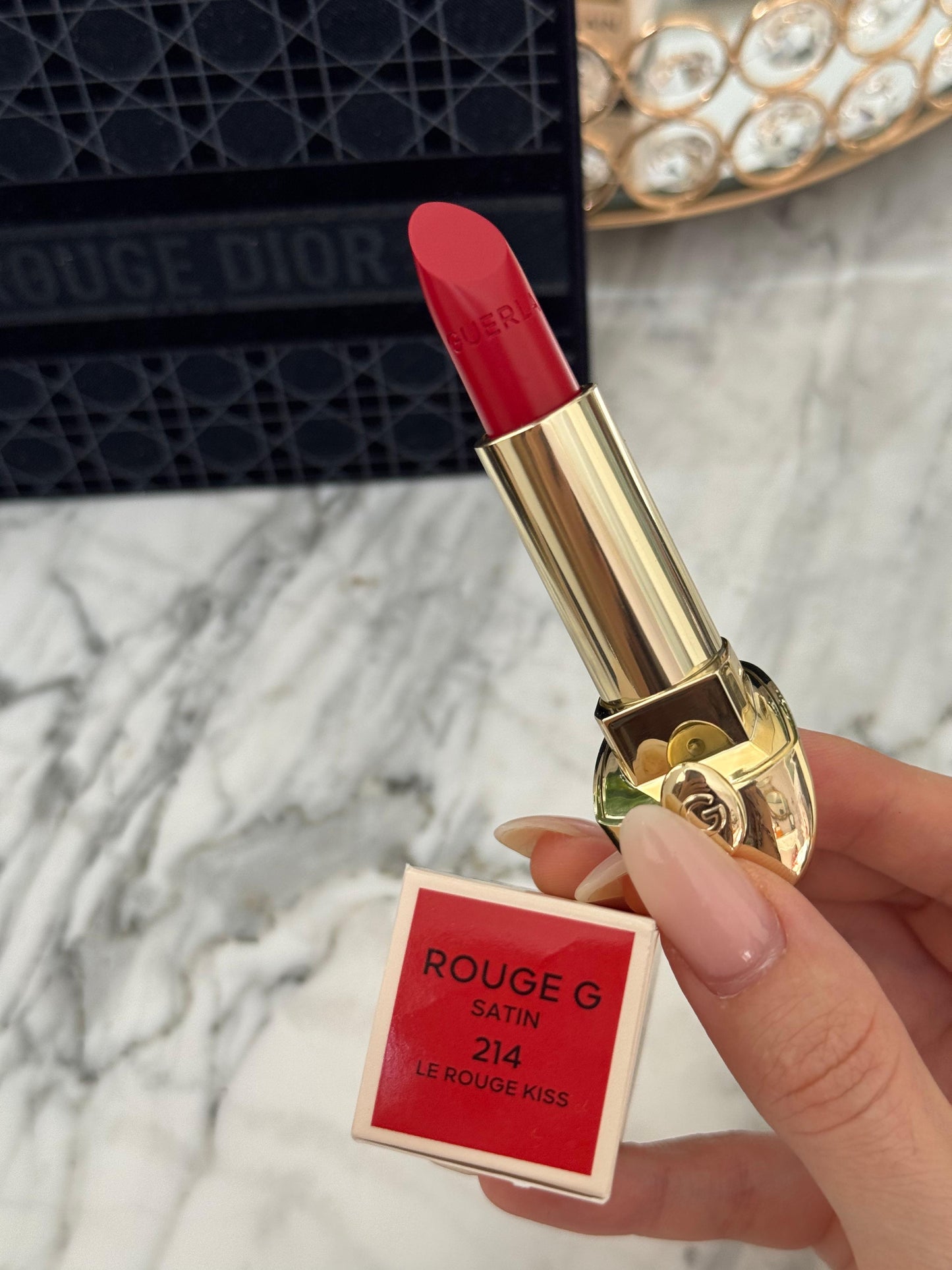 GUERLAIN Rouge G Velvet
Lipstick (214)