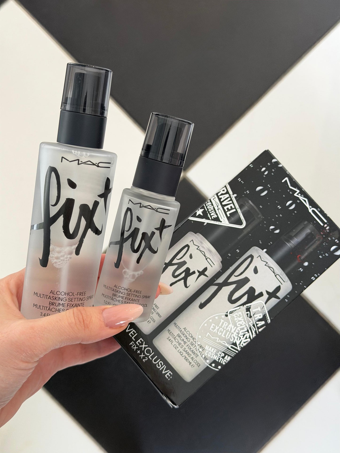 MAC Fix+ X2 Multitasking Setting Spray Set - Travel Exclusive