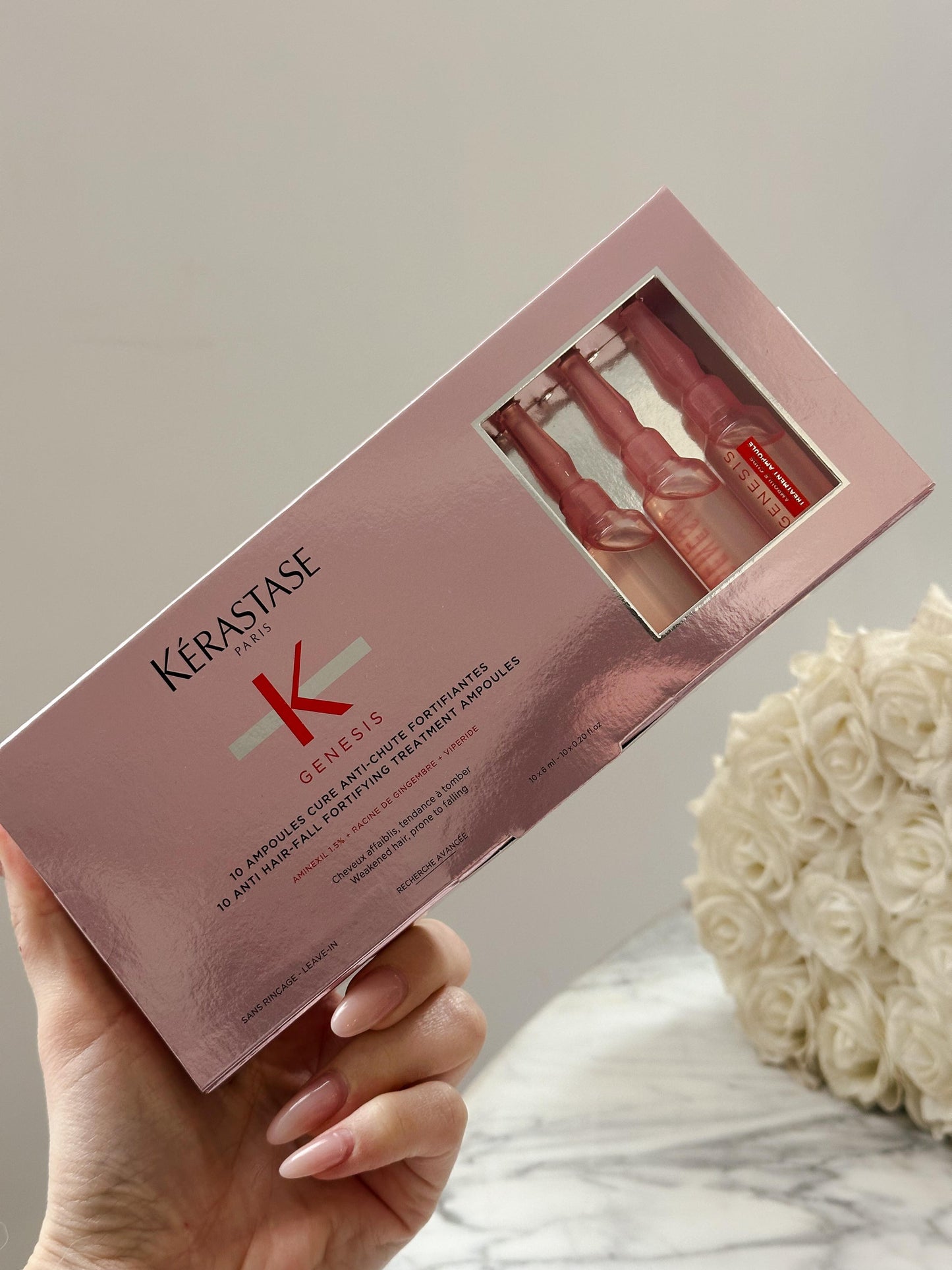 KÉRASTASE Genesis
10 Anti Hair-Fall Fortifying Treatment Ampoules For Weakened Hair, Prone To Falling