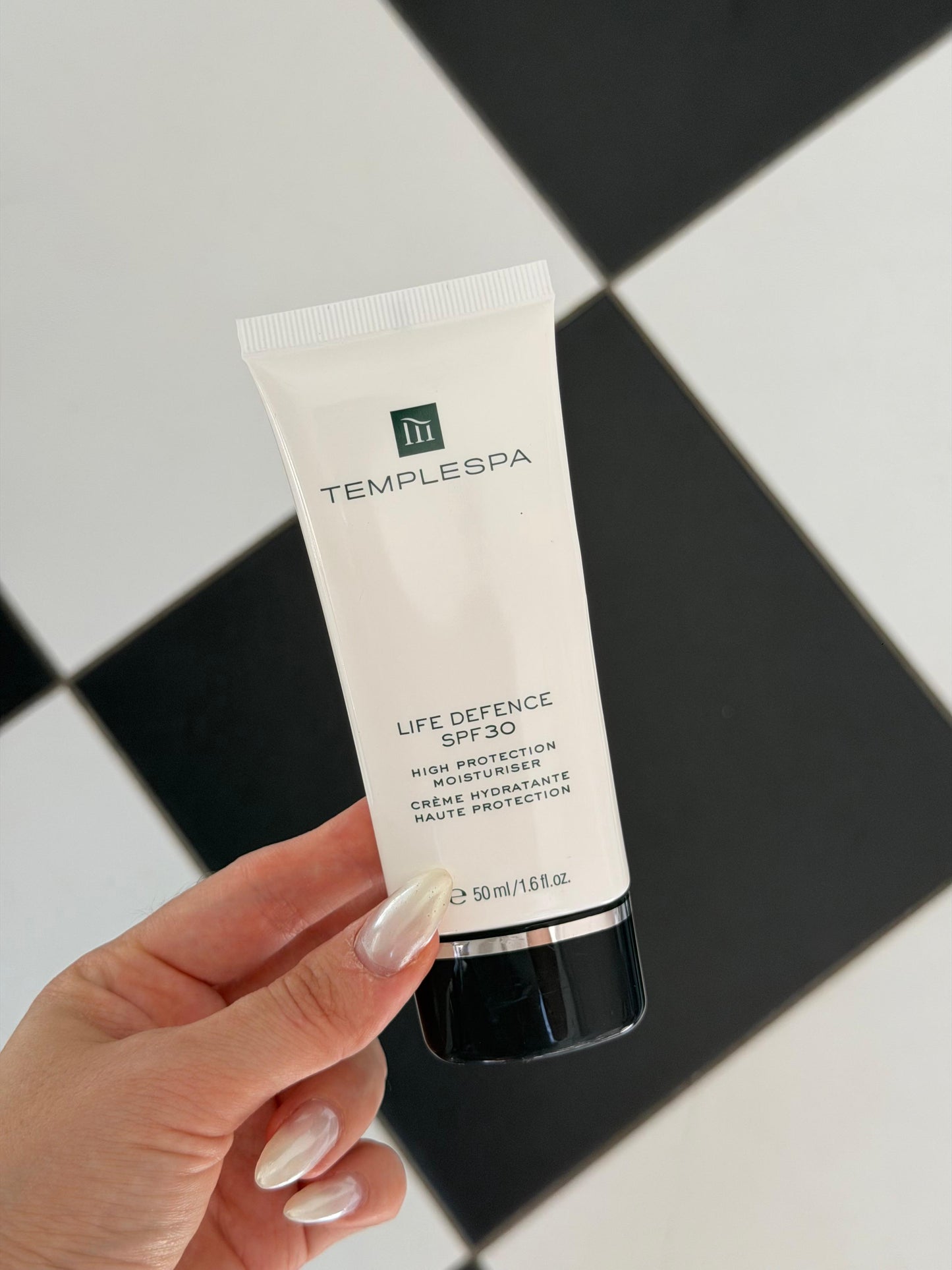 TEMPLESPA Life Defence SPF30 High Protection Moisturiser