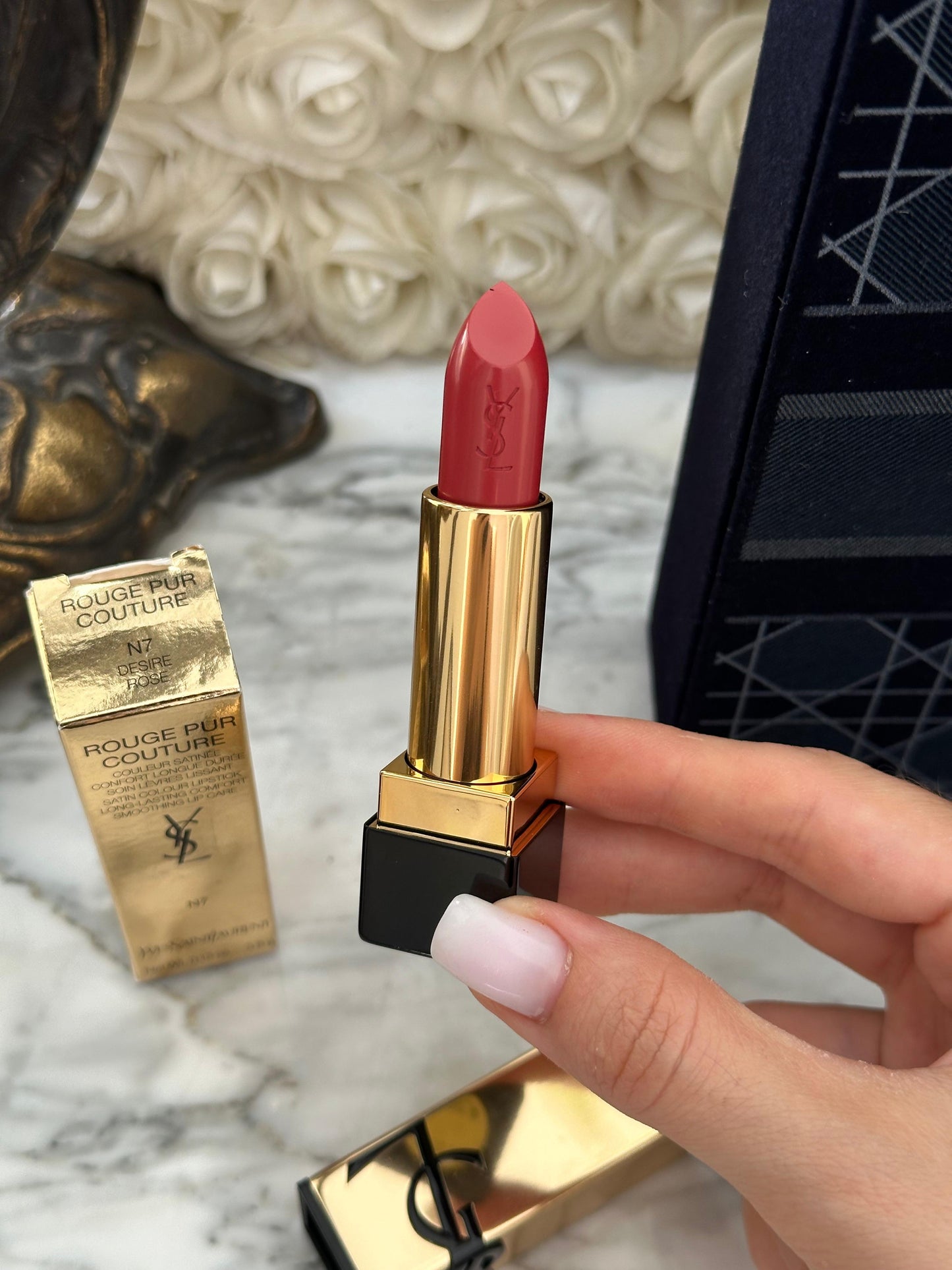 YSL Rouge Pur Couture Satin Lipstick - Long-Lasting And Smoothing Comfort