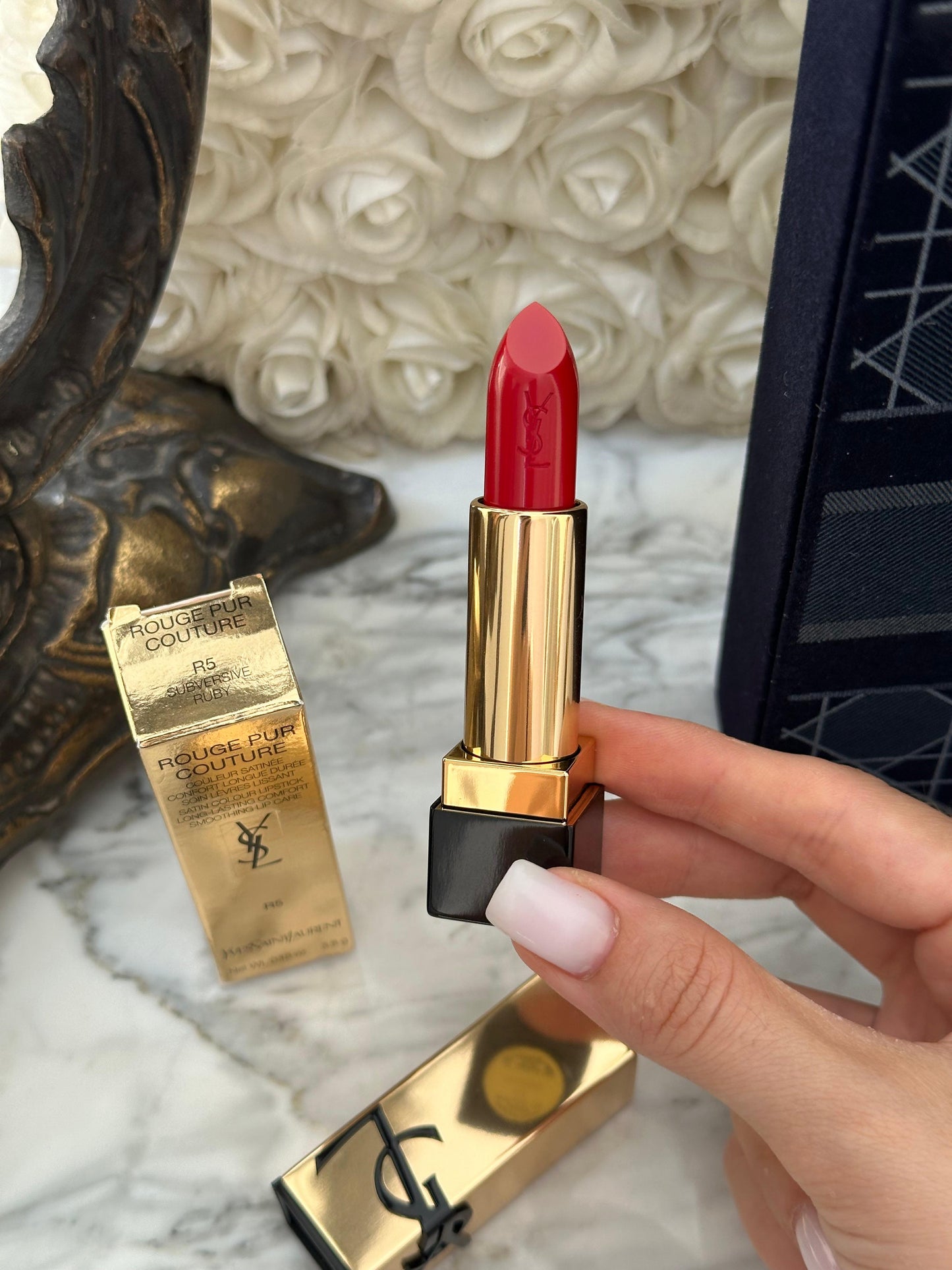 YSL Rouge Pur Couture Satin Lipstick - Long-Lasting And Smoothing Comfort