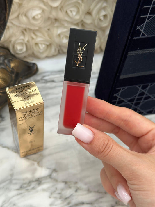 YSL Tatouage Couture Velvet Cream Liquid Lipstick (201)