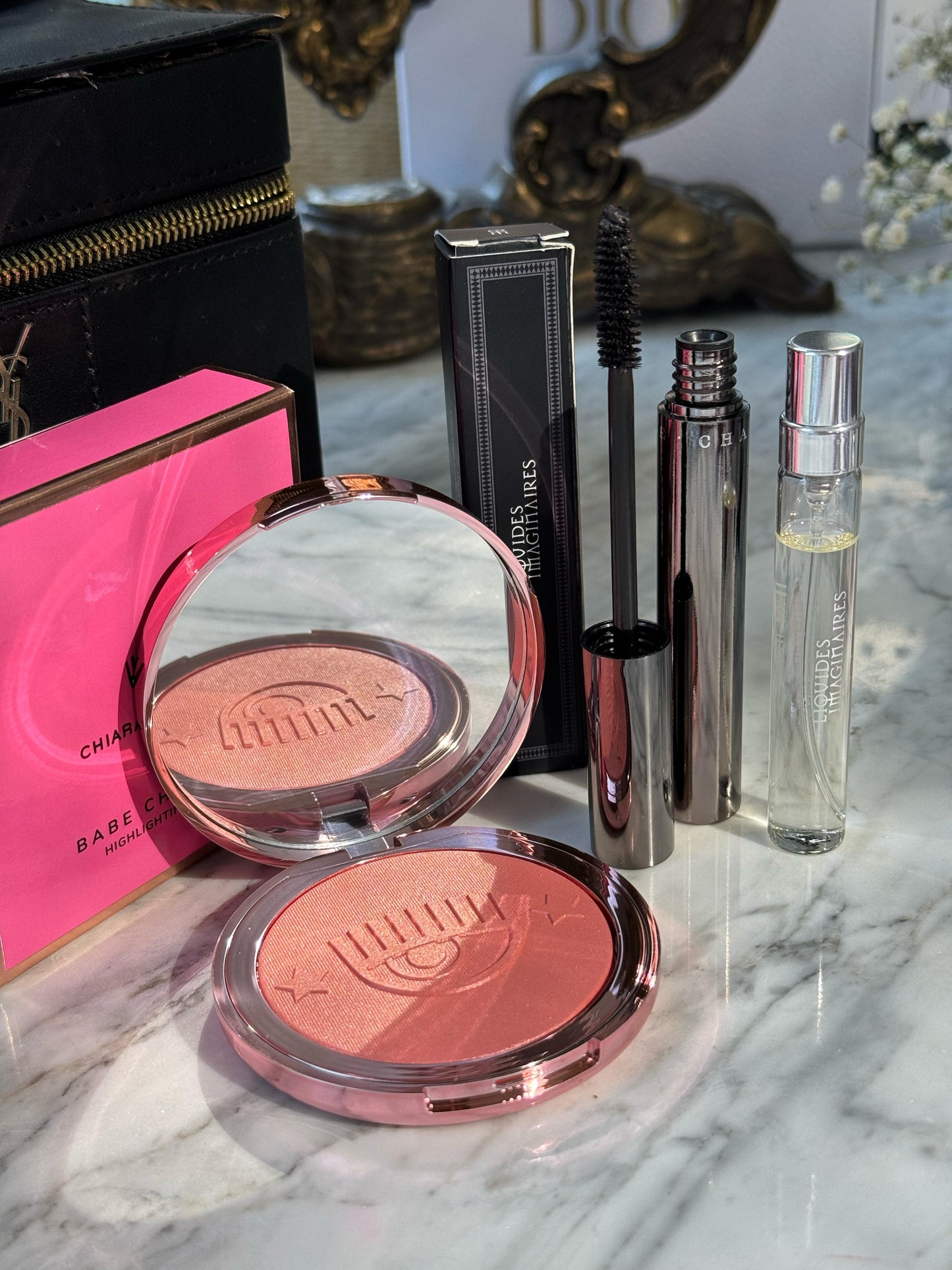 CHIARA Blush + CHANTECAILLE Mascara + LIQUIDES Imaginaires Set 5.500ALL