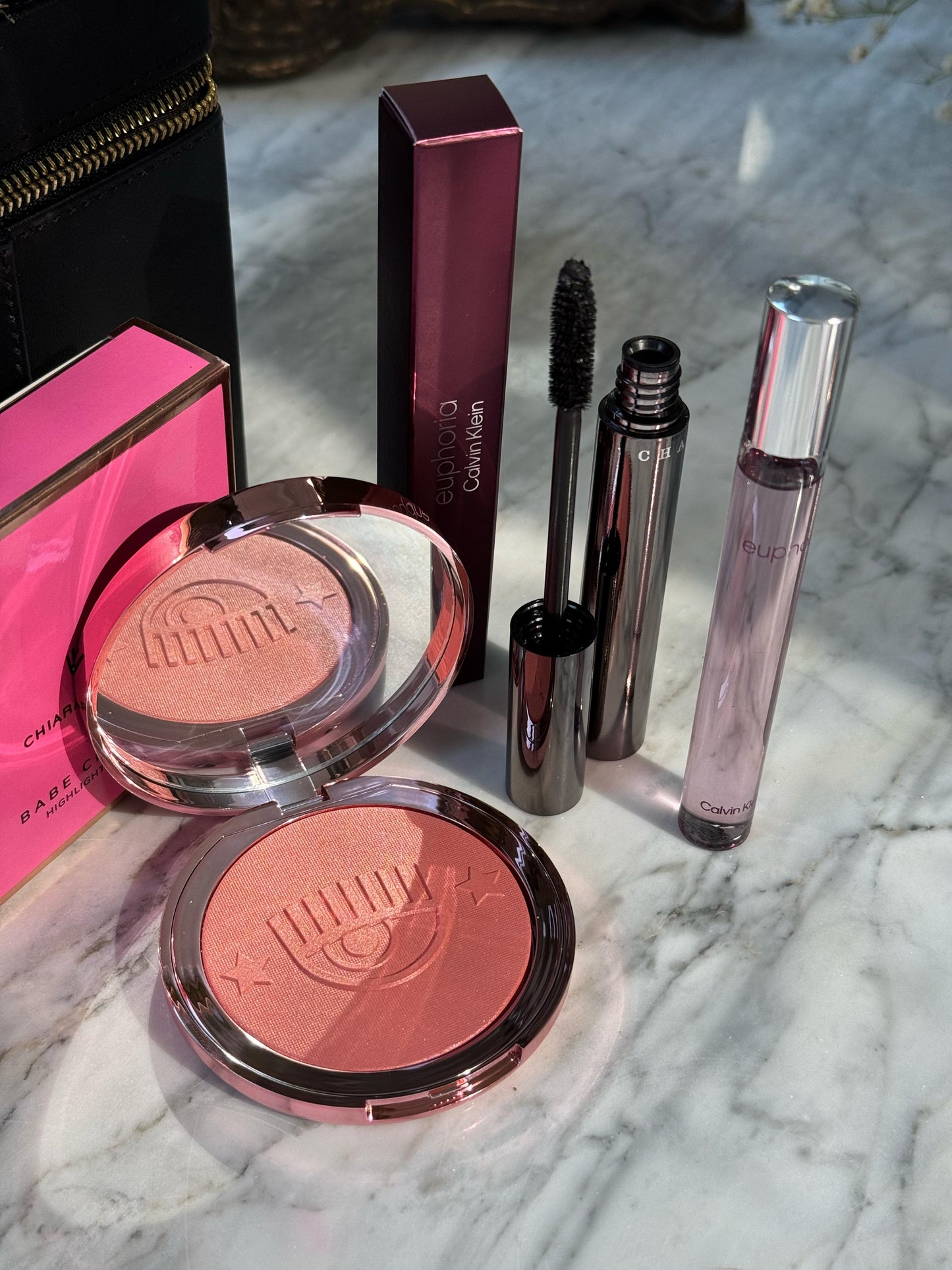 CHIARA Blush + CHANTECAILLE Mascara + CK Euphoria Set 5.500ALL