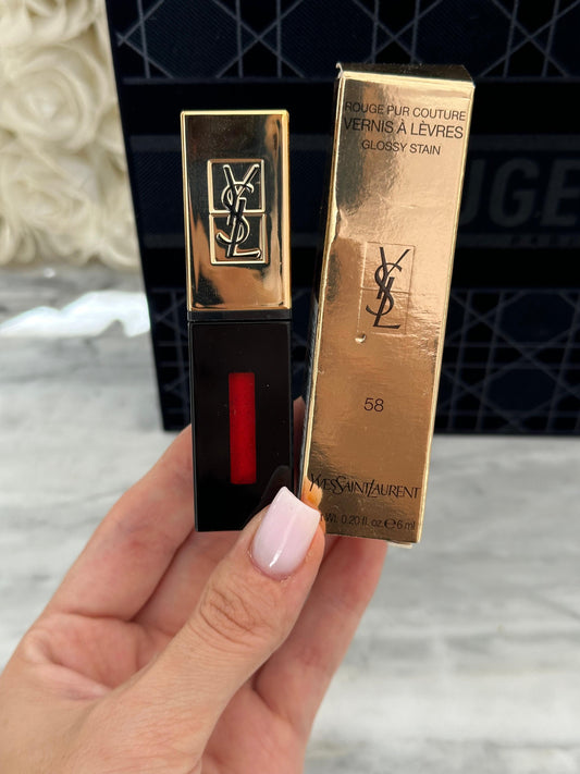 YSL Vernis À Lèvres - Glossy Stain Longwear Lipstick (58)