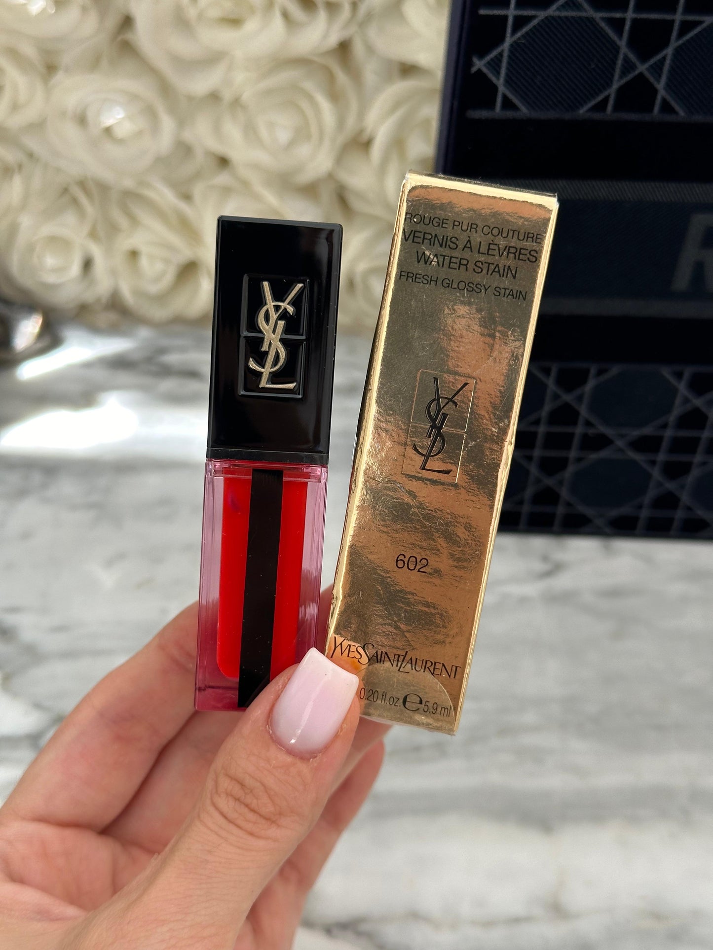 YSL Vernis À Lèvres - Glossy Stain Longwear Lipstick (602)
