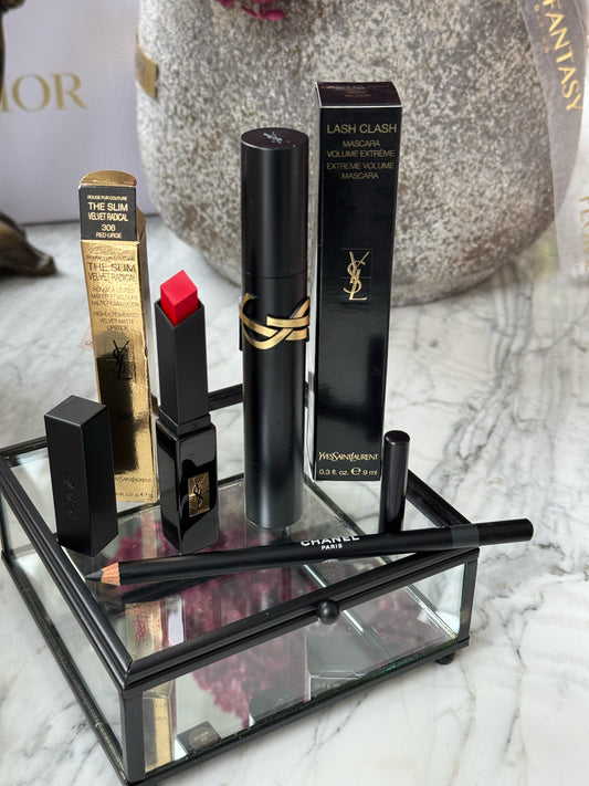 YSL Lipstick + CHANEL Eye Liner + YSL Mascara Set 6.000ALL