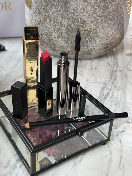YSL Lipstick + CHANEL Eye Liner + CHANTECAILLE Mascara Set 4.500ALL