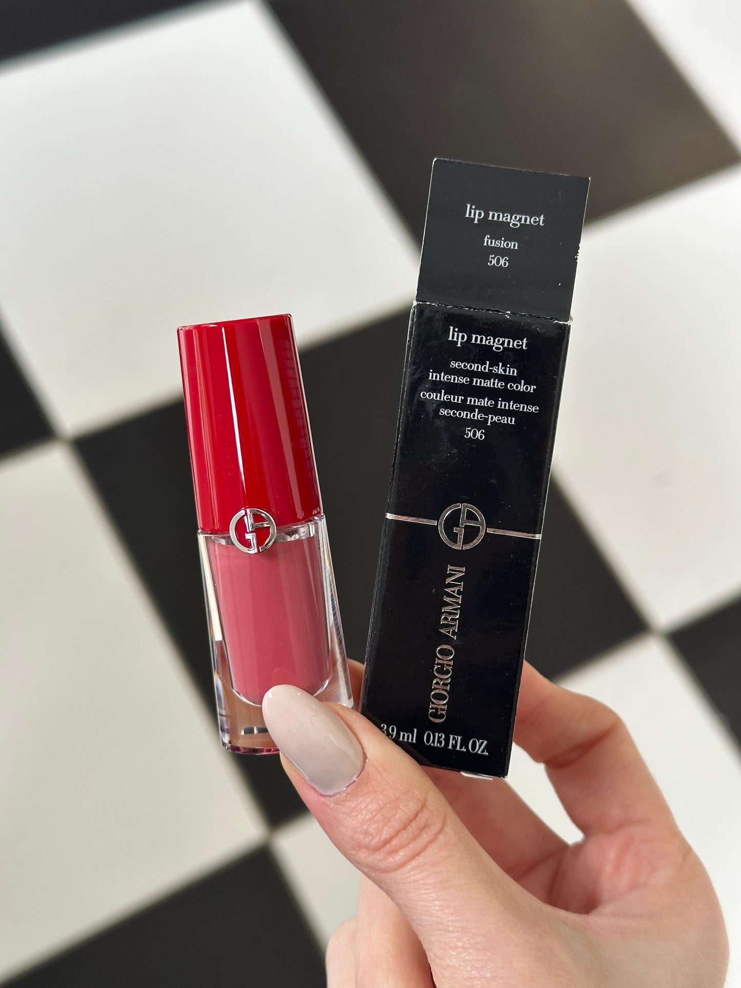 ARMANI Lip Magnet Liquid Lipstick Ultra-Matte, High Pigment (506)