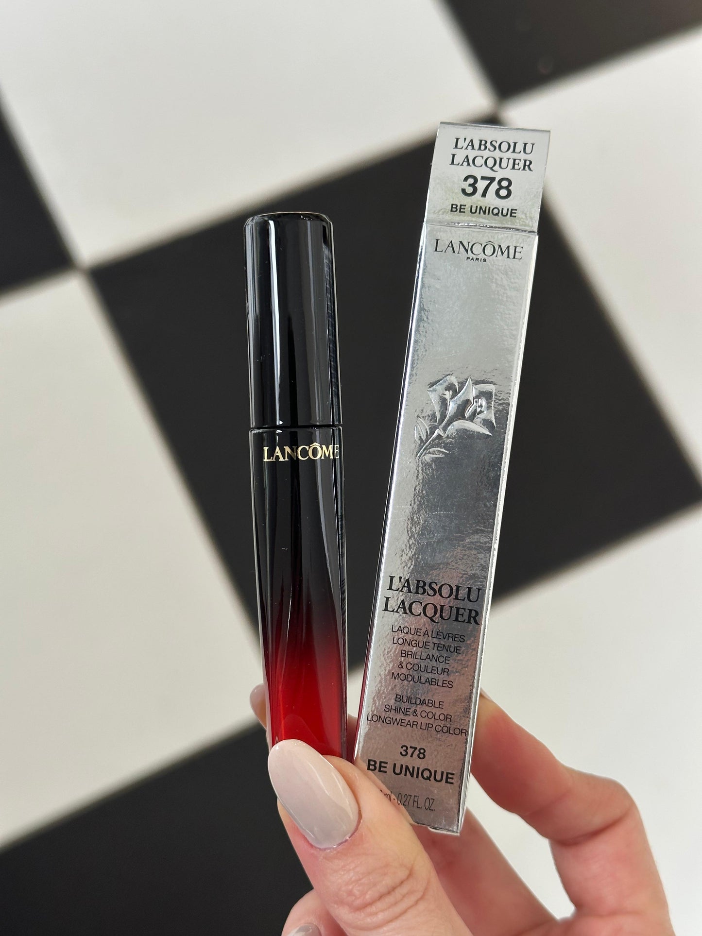LANCÔME
L'Absolu Lacquer Long-Lasting Liquid Lipstick (378)