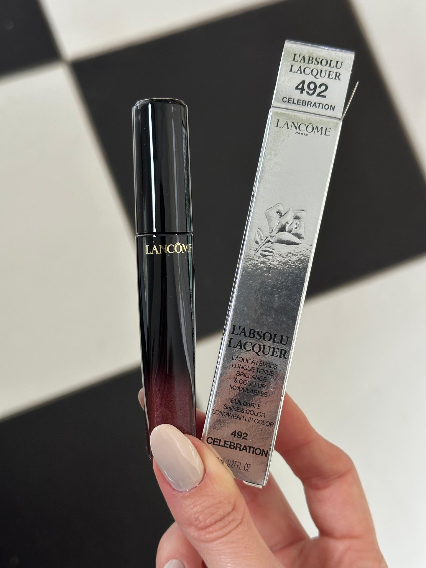 LANCÔME
L'Absolu Lacquer Long-Lasting Liquid Lipstick (492)