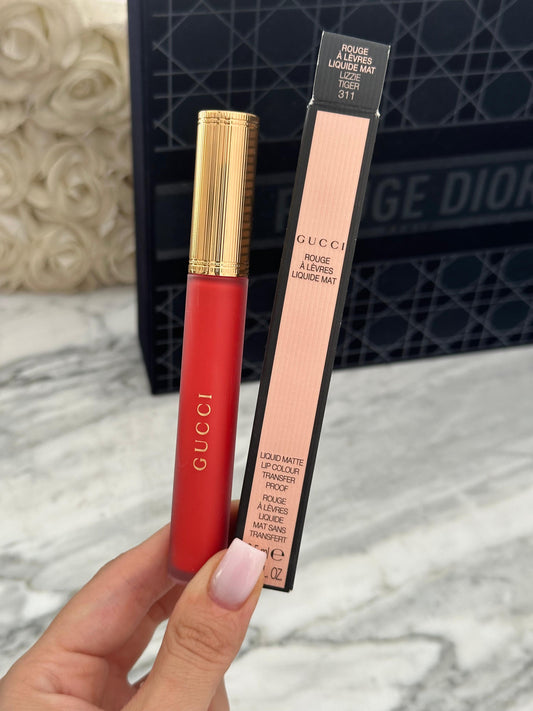 GUCCI Rouge Á Lévres Liquid Mat Lipstick - Gloss Repulpant, Lissant & Hydratant (311)