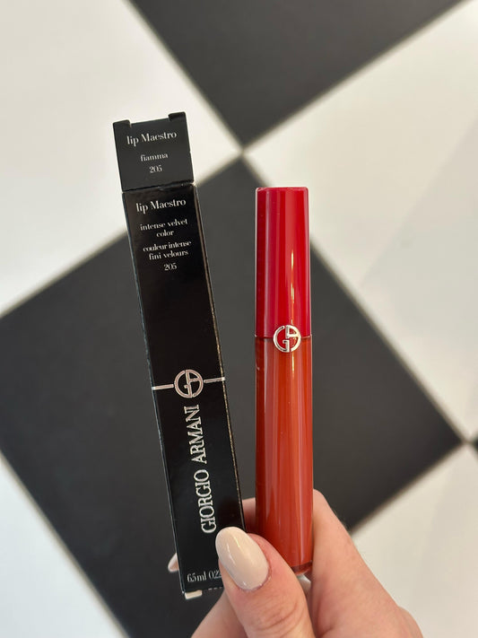 ARMANI Lip Maestro Velvet Liquid Lipstick (205)