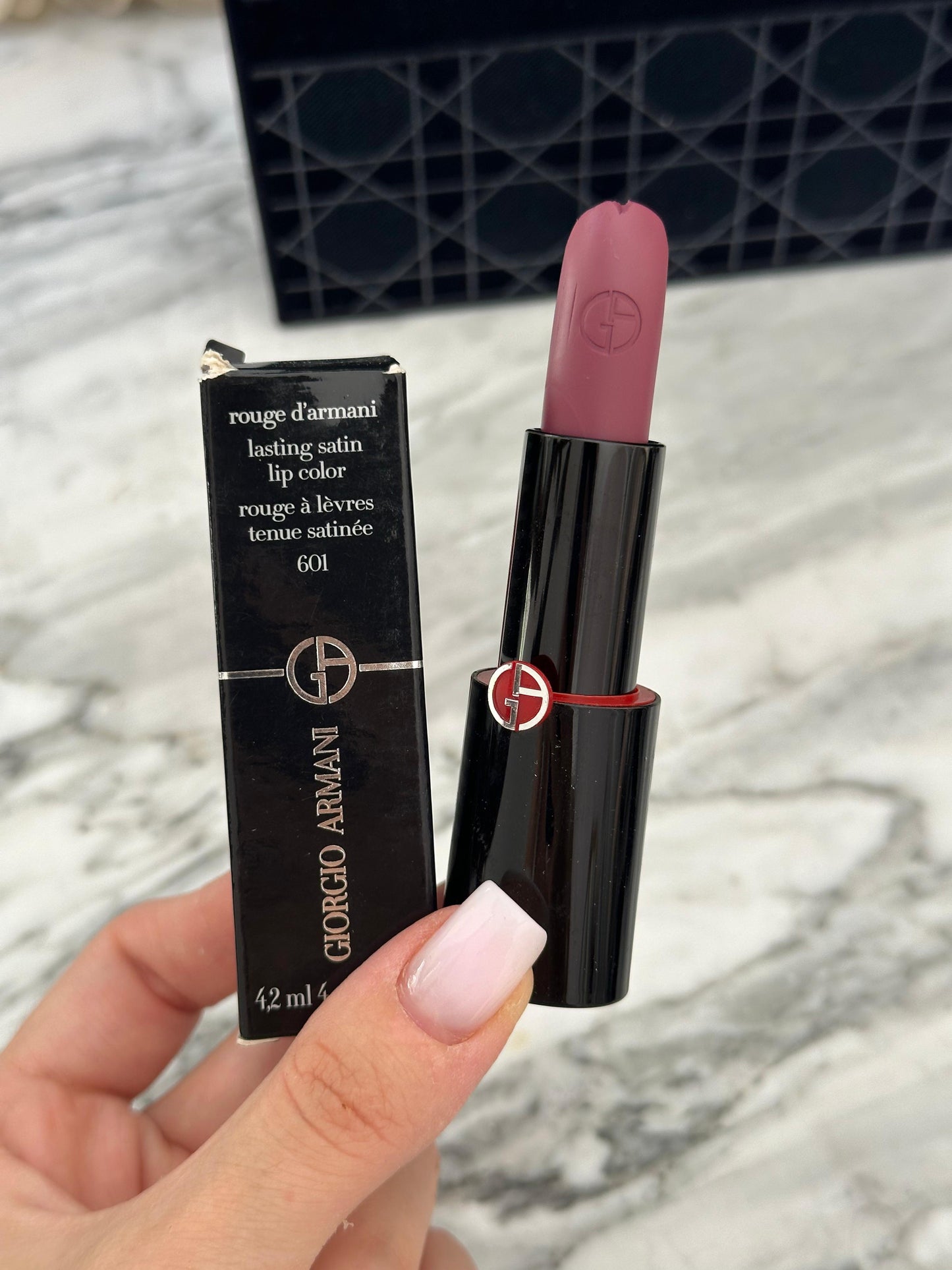 ARMANI Rouge D’Armani Matte/Sheer/Satin Lipstick (601)
