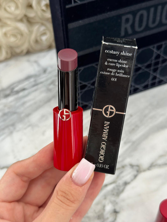 ARMANI Ecstasy Shine Lipstick (601)
High Shine Lip Gloss, Balm Texture, Intense Color