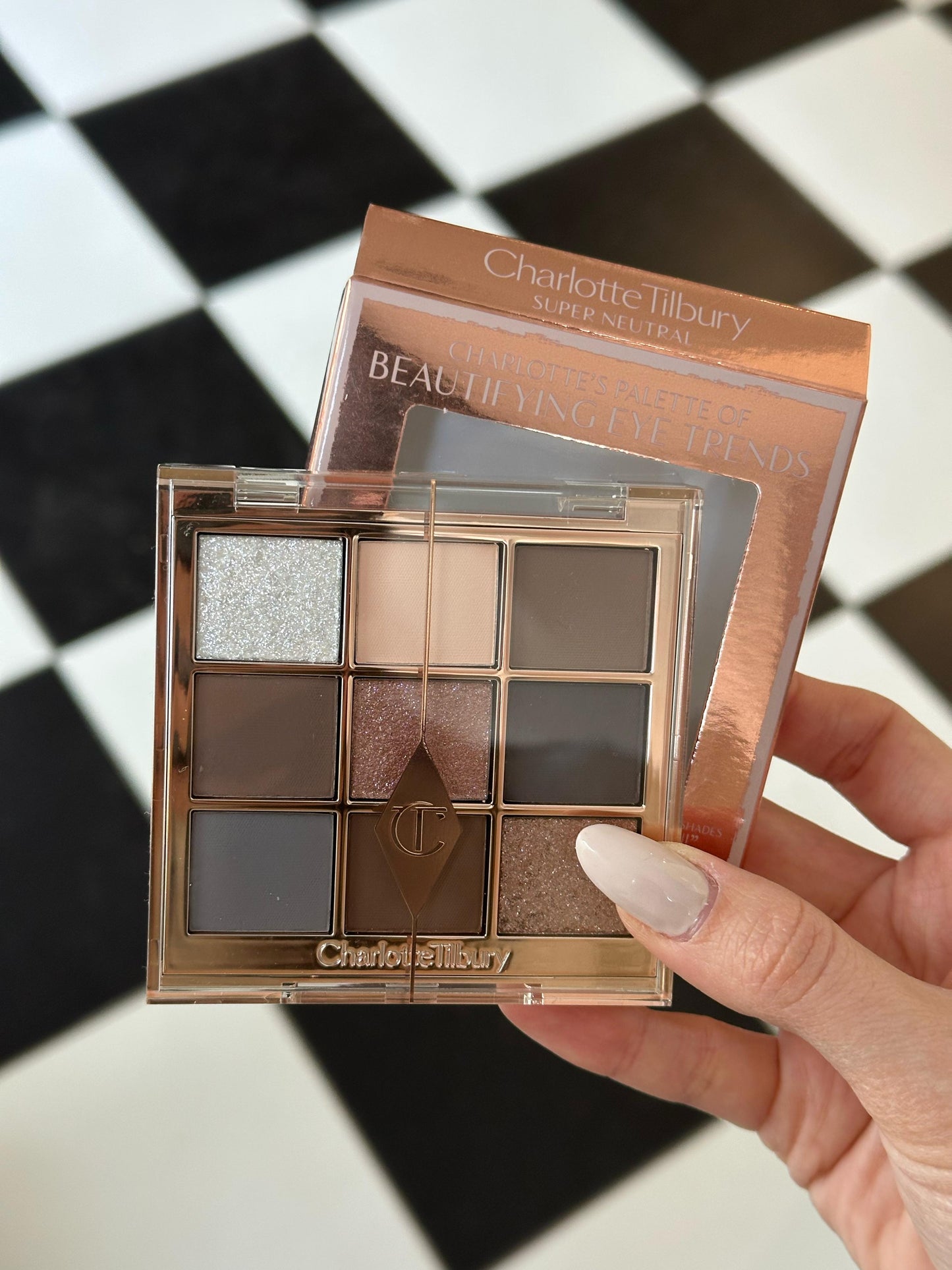 CHARLOTTE TILBURY New & Limited-Edition!
Charlotte's Palette Of Beautifying Eye Trendes - Super Neutral