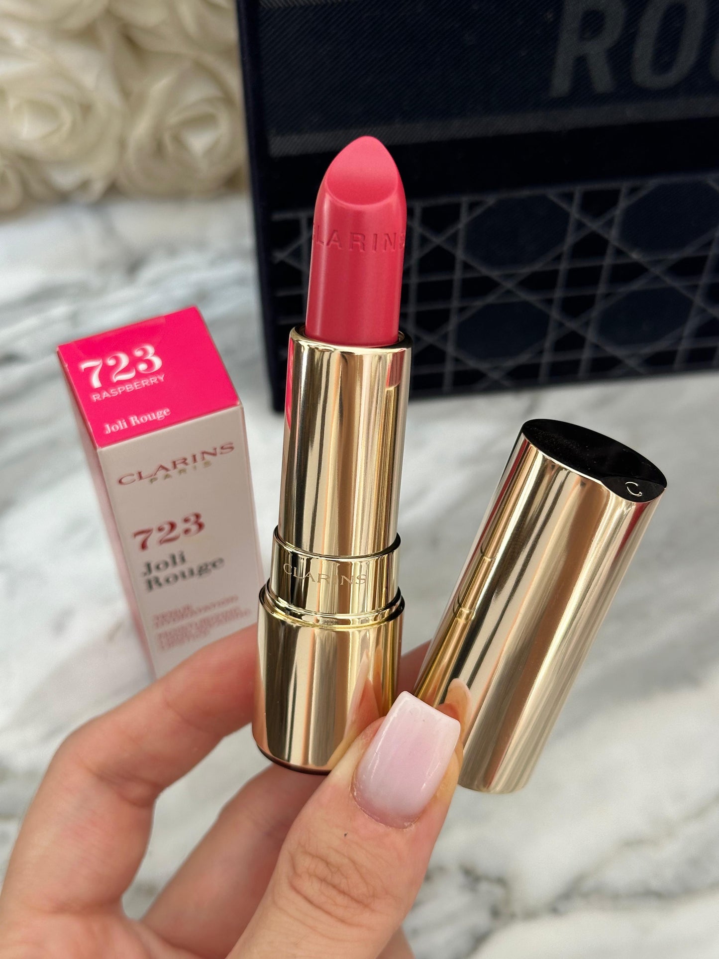 CLARINS Joli Rouge - Moisturizing Long Wearing Lipstick (723)