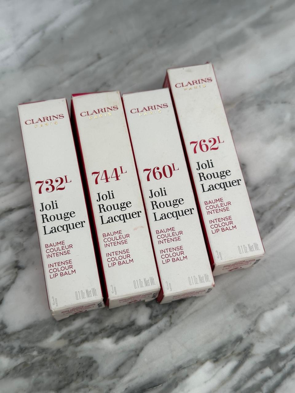 CLARINS
Joli Rouge Lacquer (744)