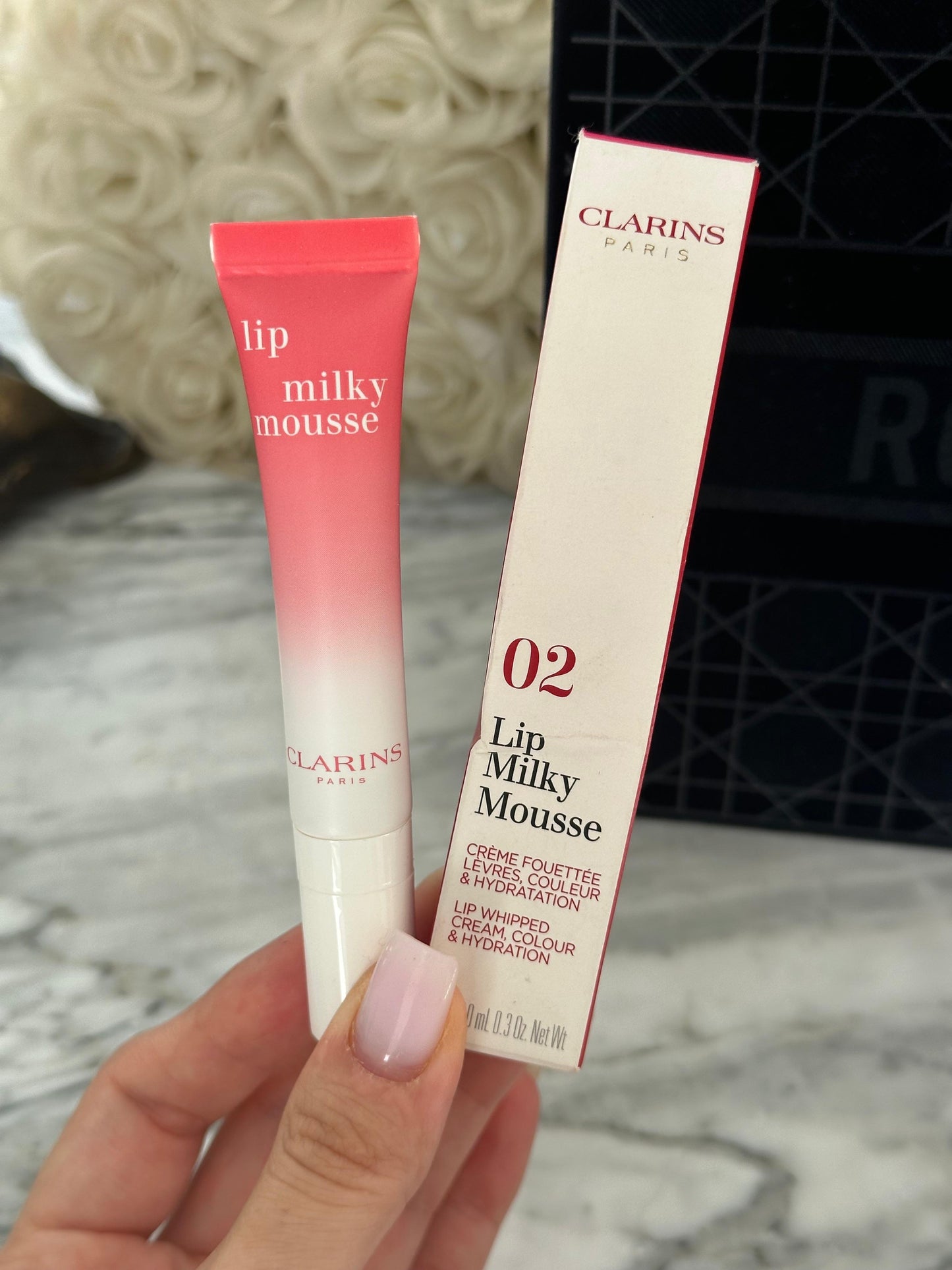 CLARINS Lip Milky Mousse - Cream, Color & Hydration