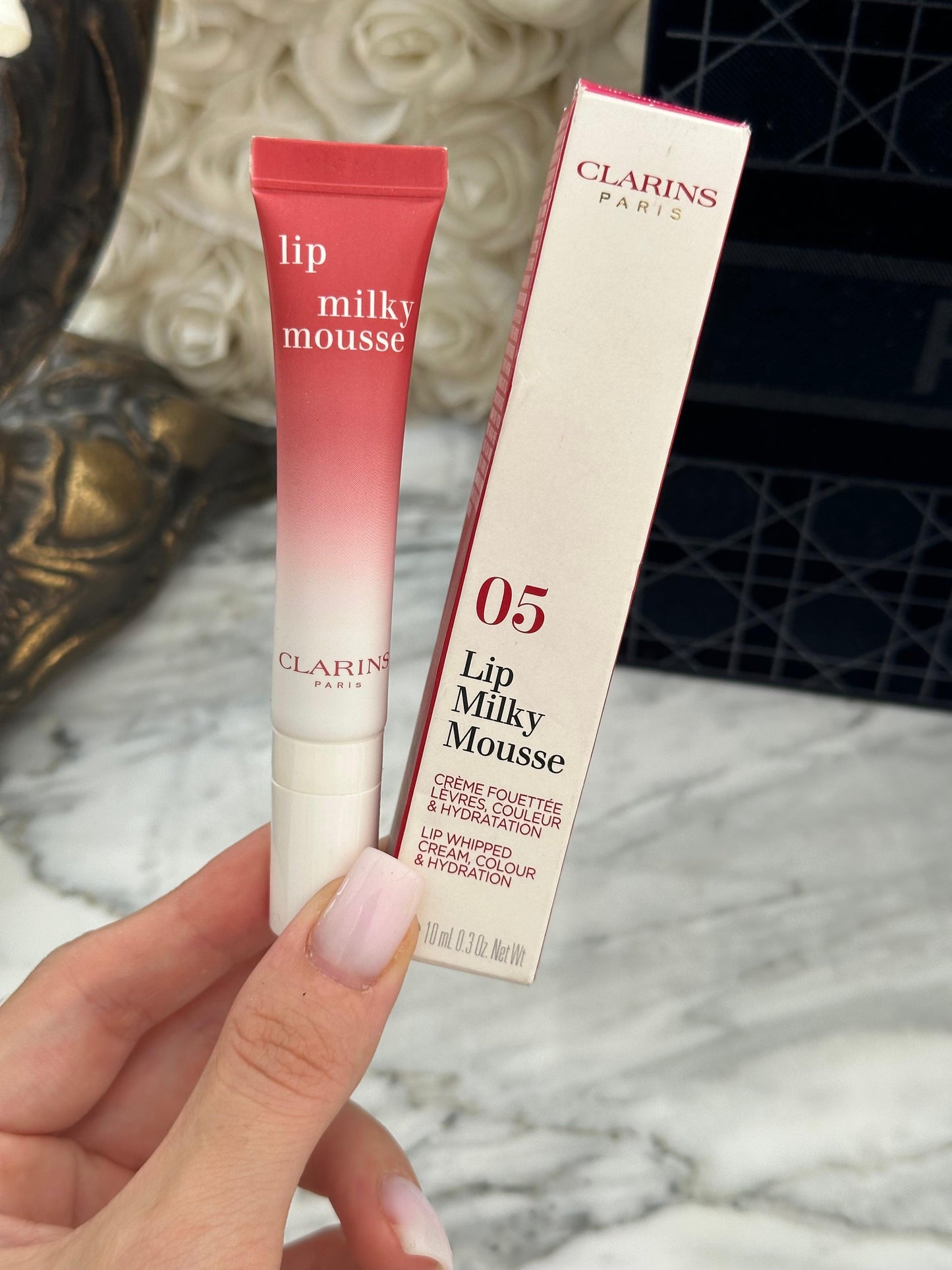 CLARINS Lip Milky Mousse - Cream, Color & Hydration