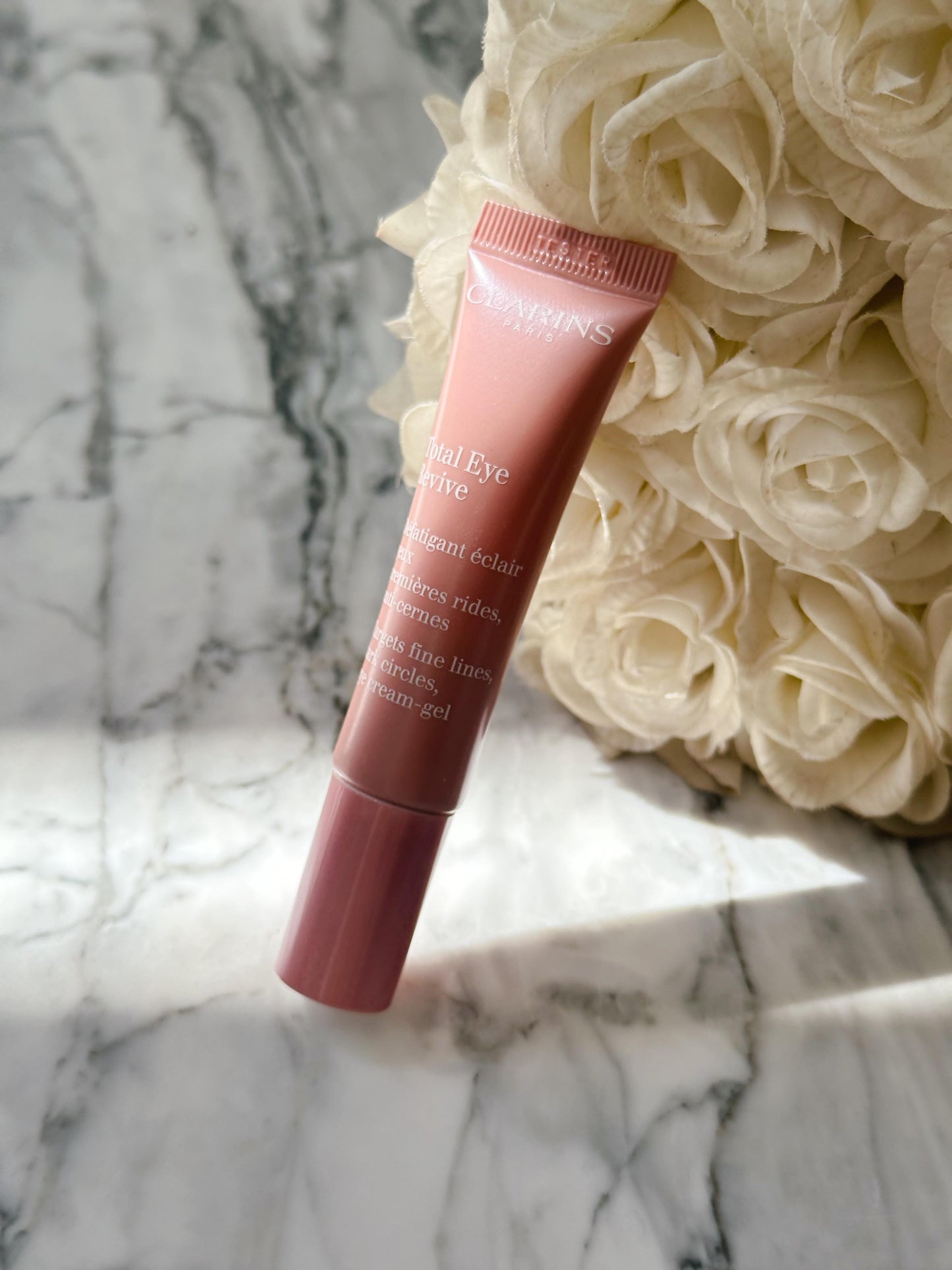 CLARINS Total Eye Revive Cream Gel - Targets Fine Lines, Dark Circles